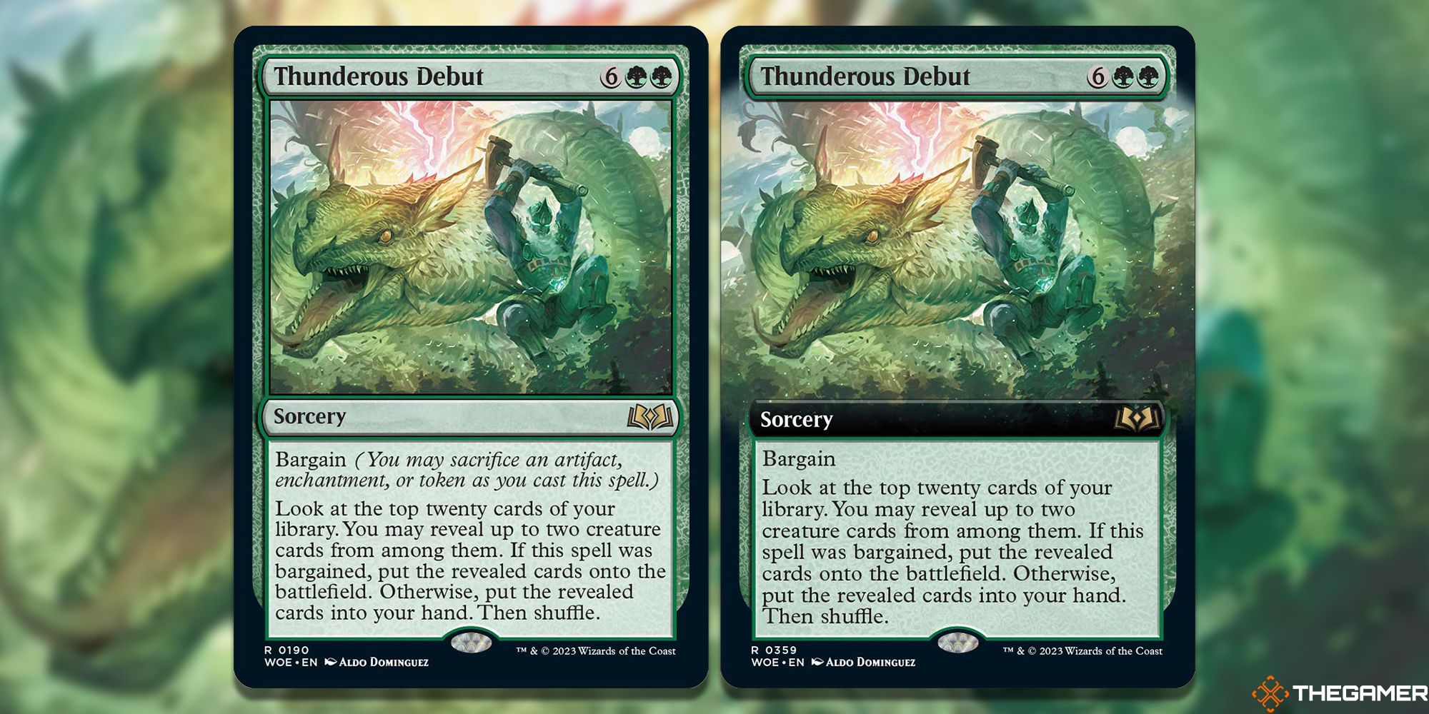 Wilds Of Eldraine Spoilers: Thunderous Debut, Beanstalk Wurm, Return ...