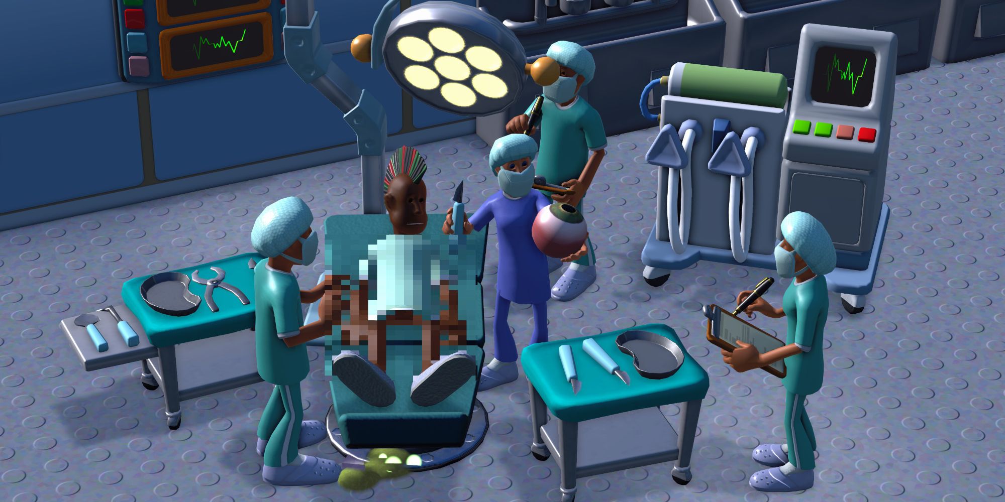Two point Campus Medical School Surgery In Progress