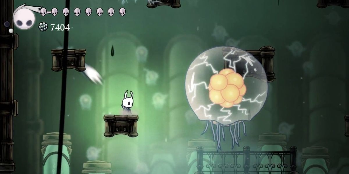 Hollow Knight Fighting Uumuu Boss In The Archives