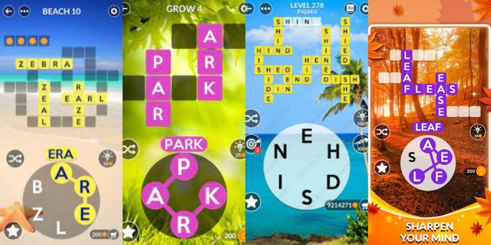 Wordscapes mobile word puzzle game