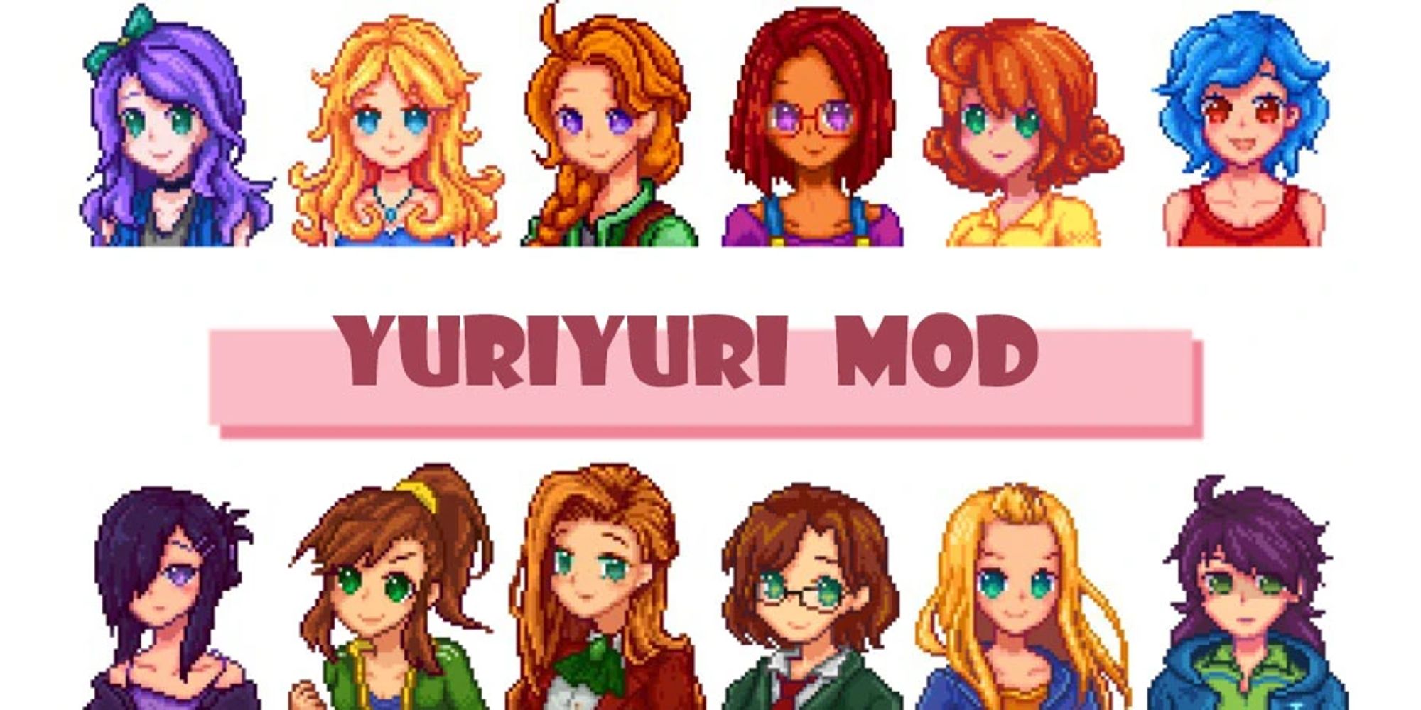 yuriyuri mod stardew valley که همه نامزدهای ازدواج را نشان می دهد