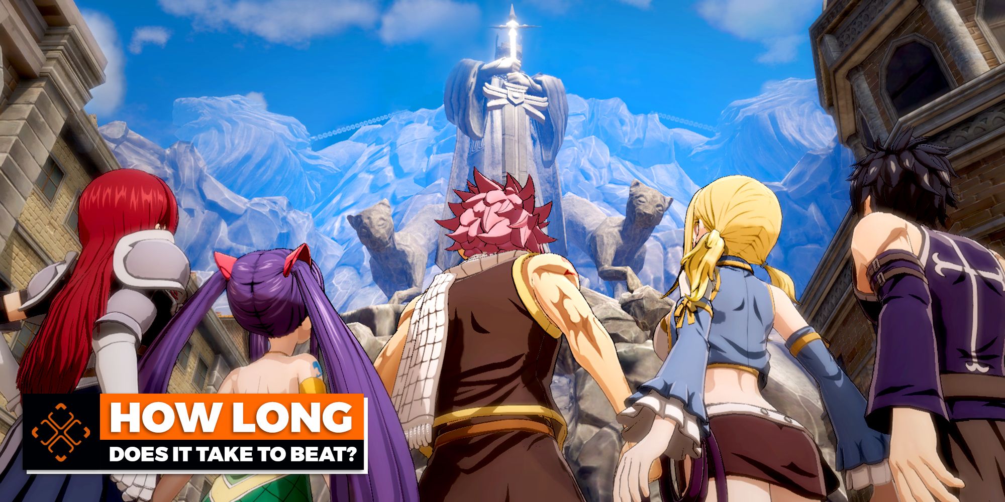 Game screen from Fairy Tail.