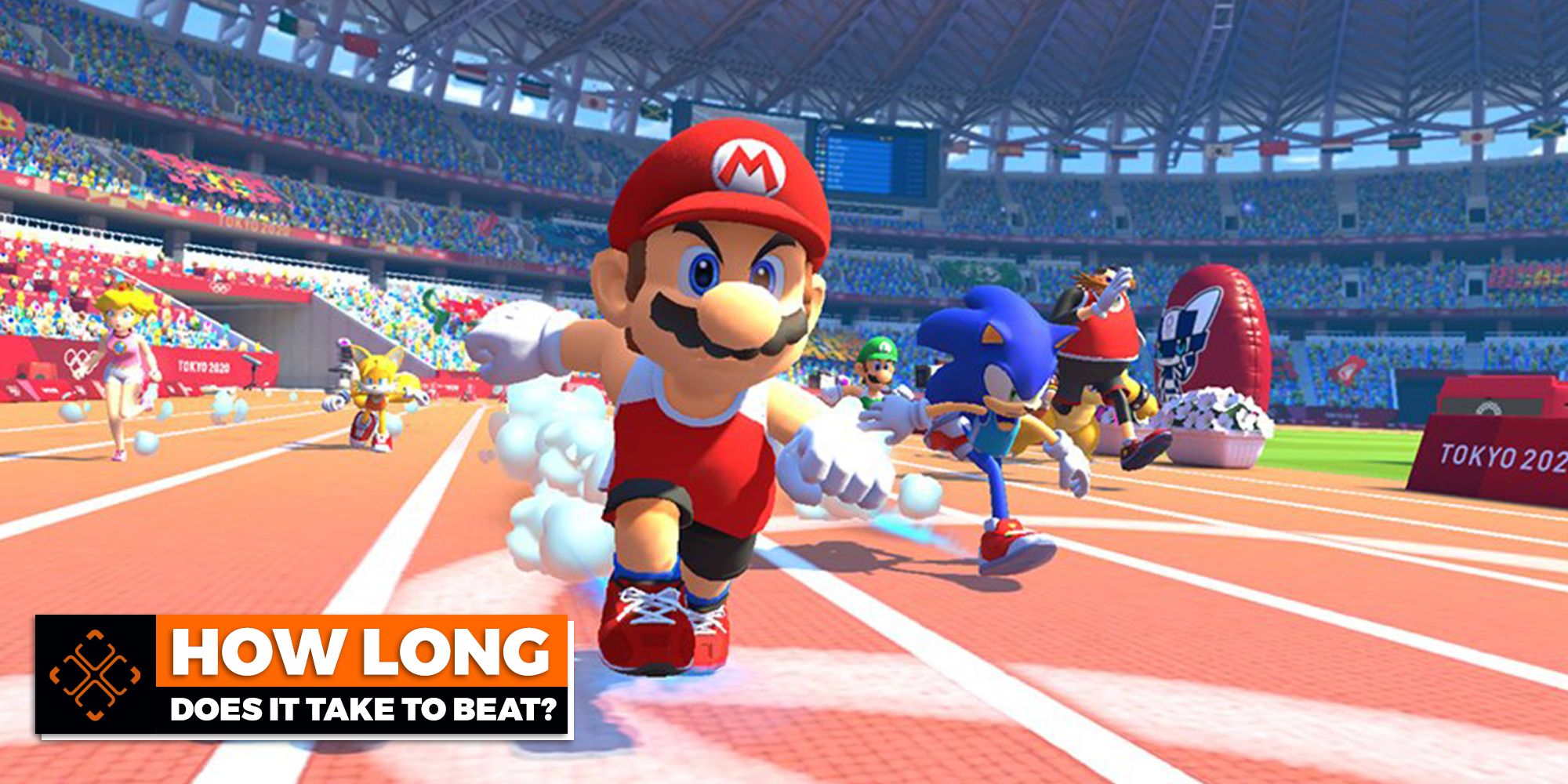 Game screen from Mario And Sonic At The Olympic Games Tokyo 2020.