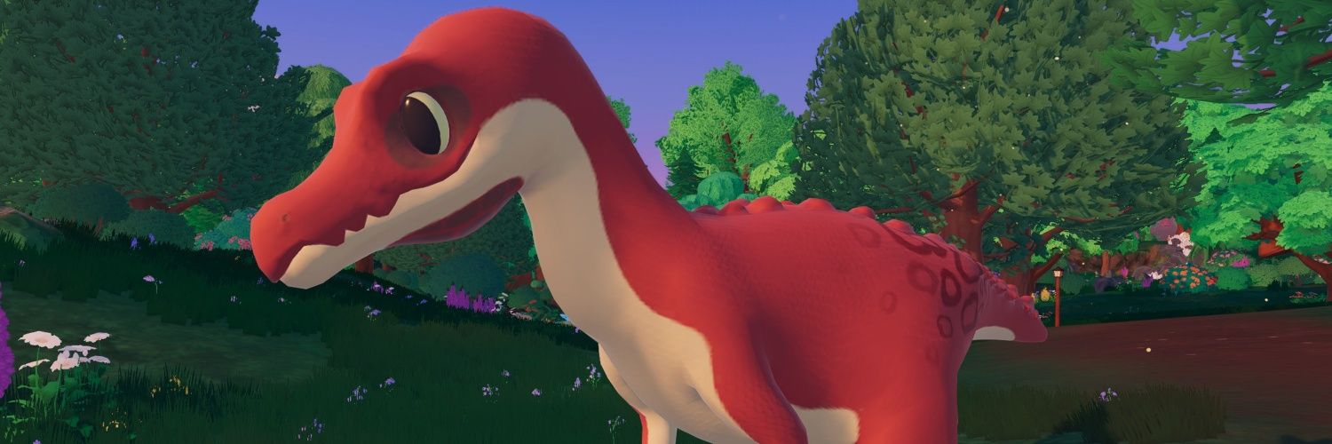 A Baryonyx in Paleo Pines