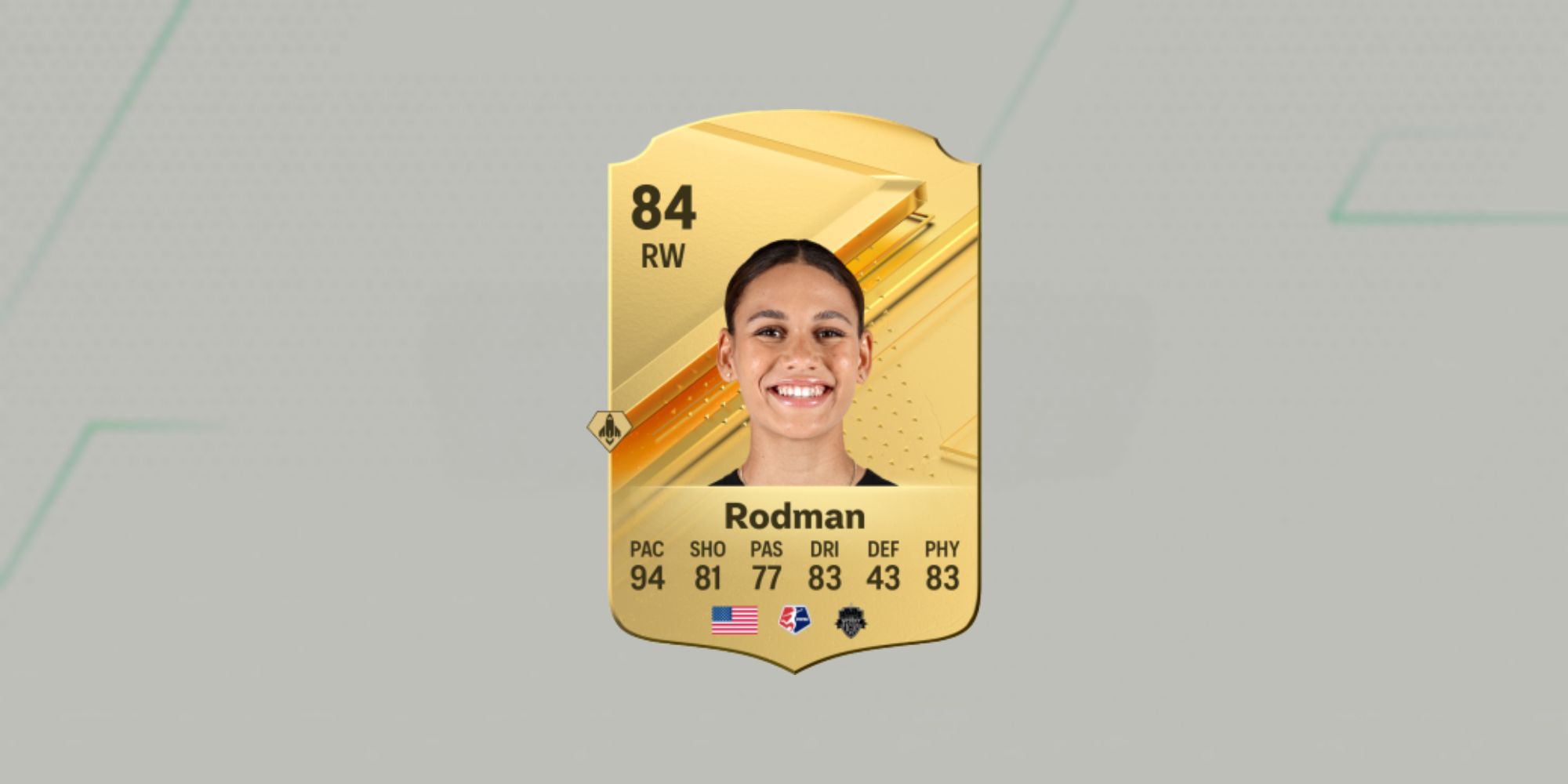 An image of Trinity Rodman in EA Sports FC 24