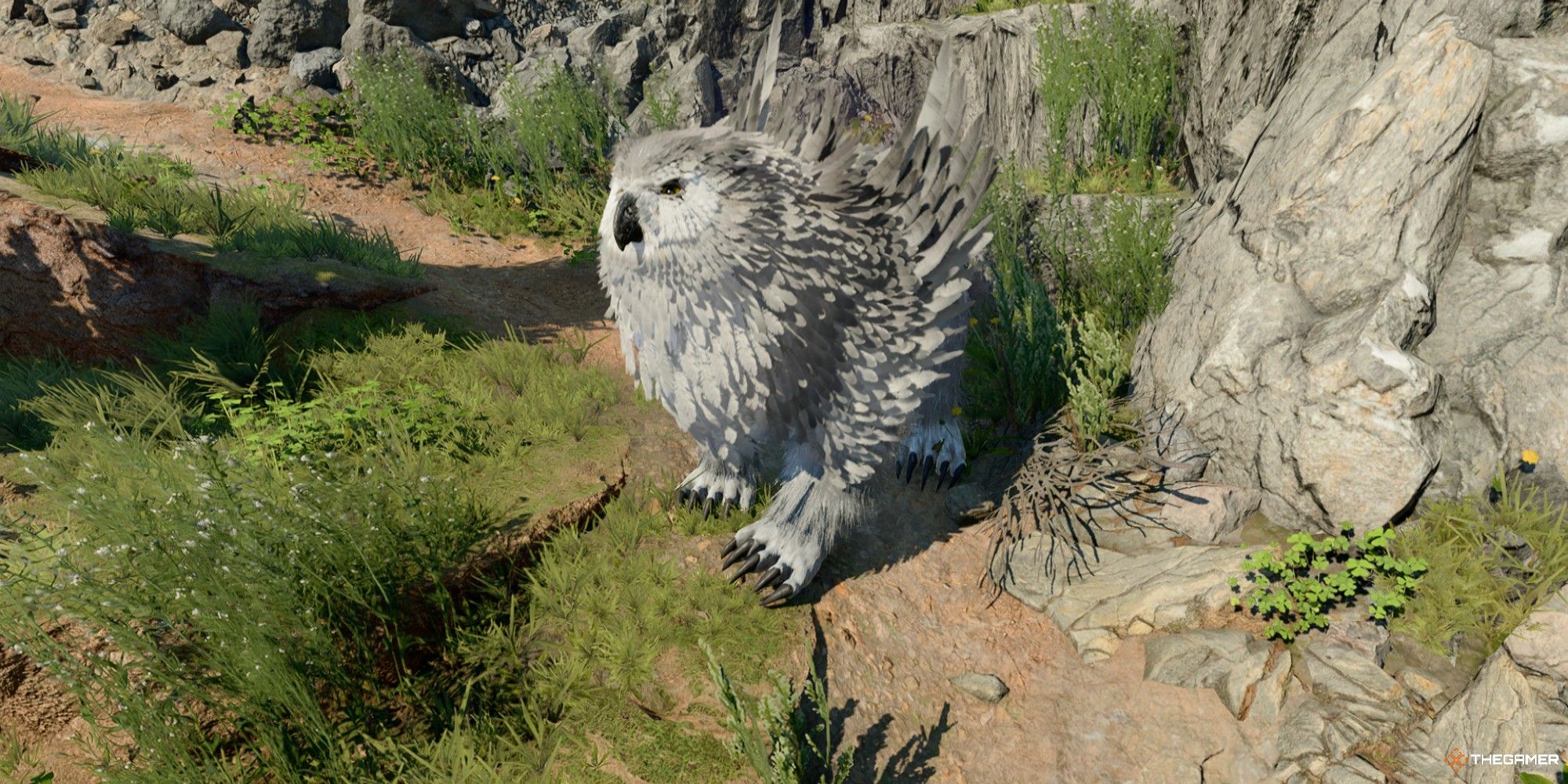 Baldur's Gate 3 Druid Wild Shaped Into Owlbear