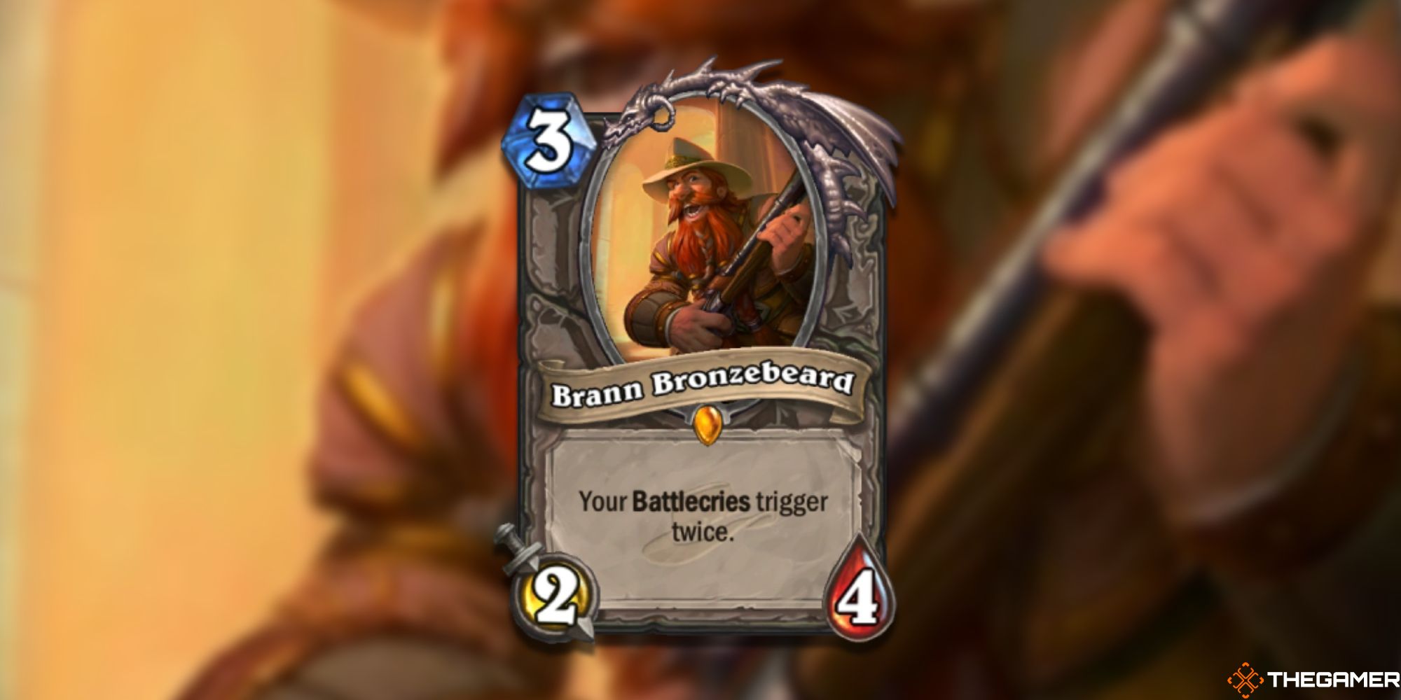 Brann Bronzebeard Hearthstone Card