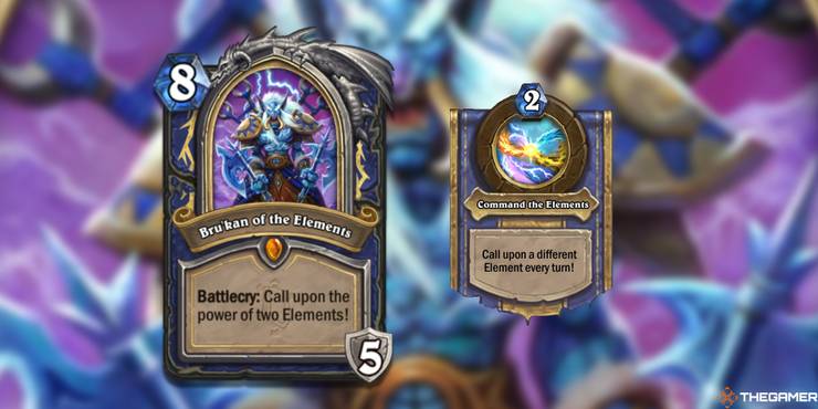 Bru'kan of the Elements and Command the Elements Hearthstone