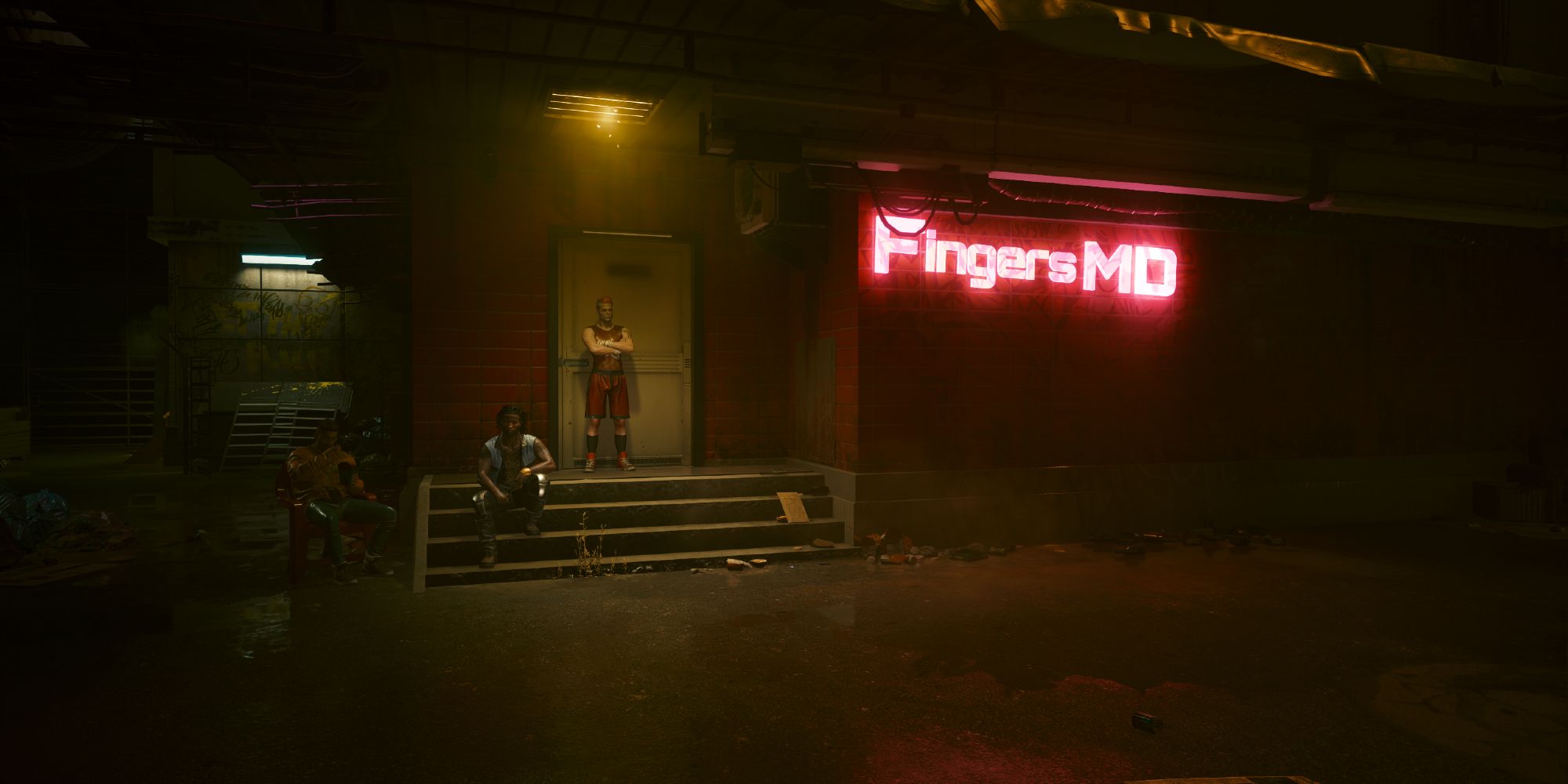 Fingers MD building in Cyberpunk 2077.