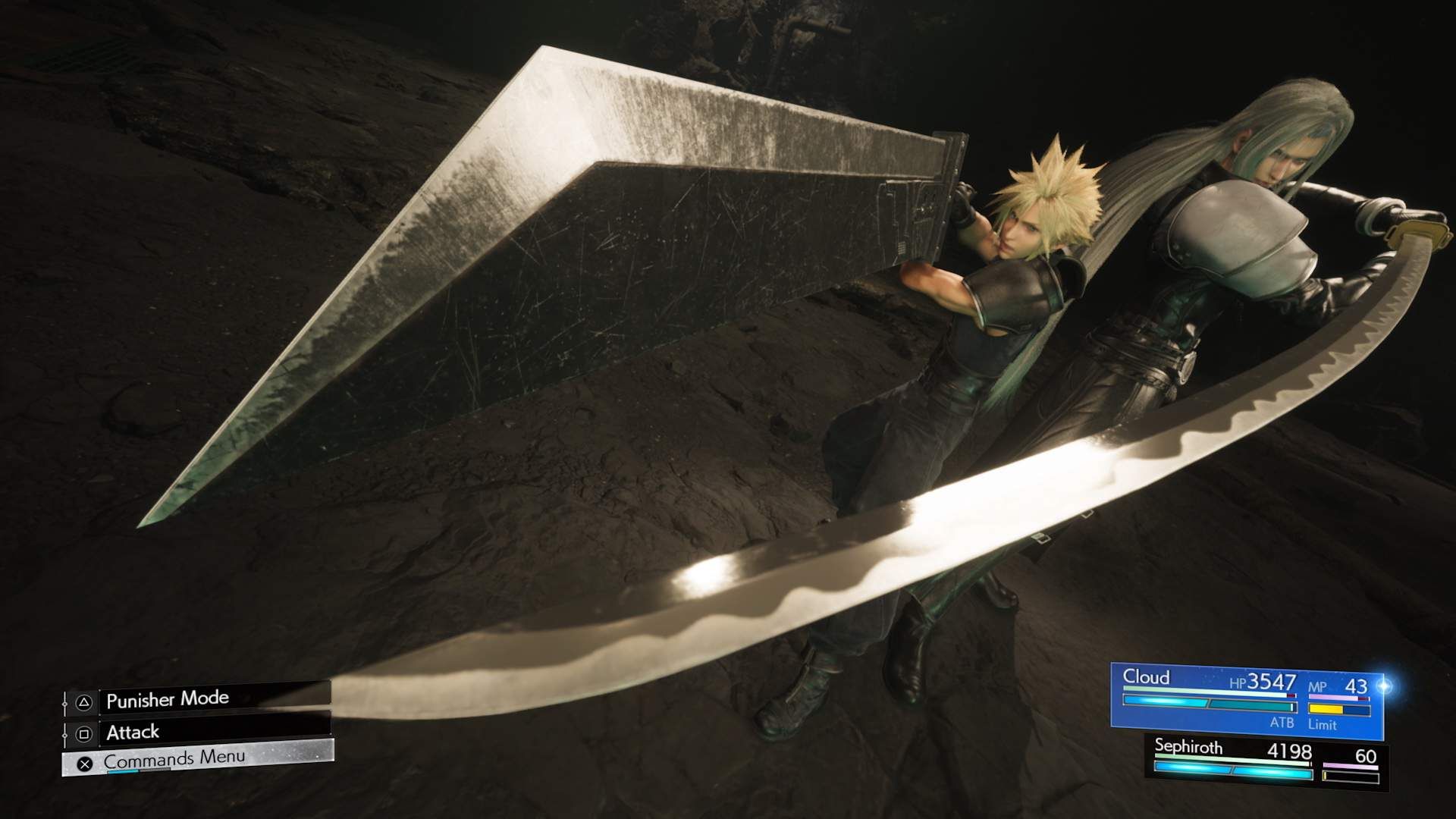 Cloud and Sephiroth fighting side by side with their swords hanging out in Final Fantasy 7 Rebirth-1