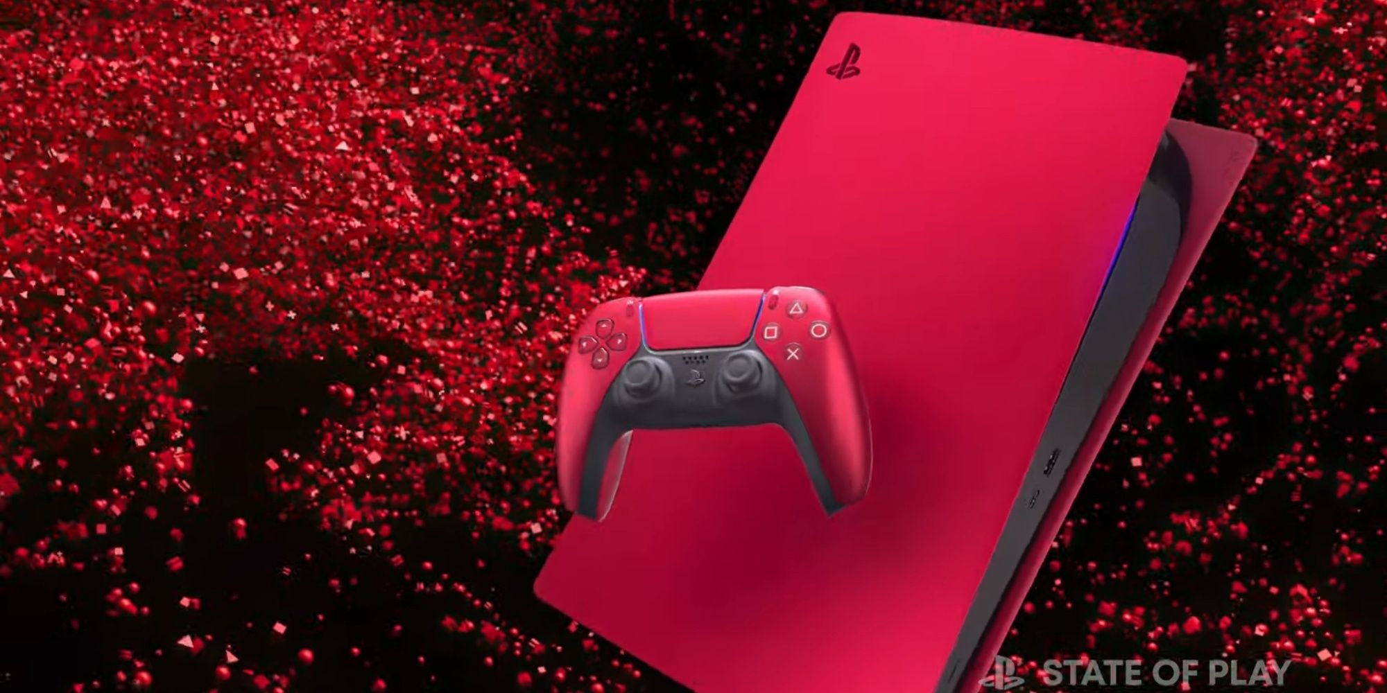 volcanic red ps5 and dualsense