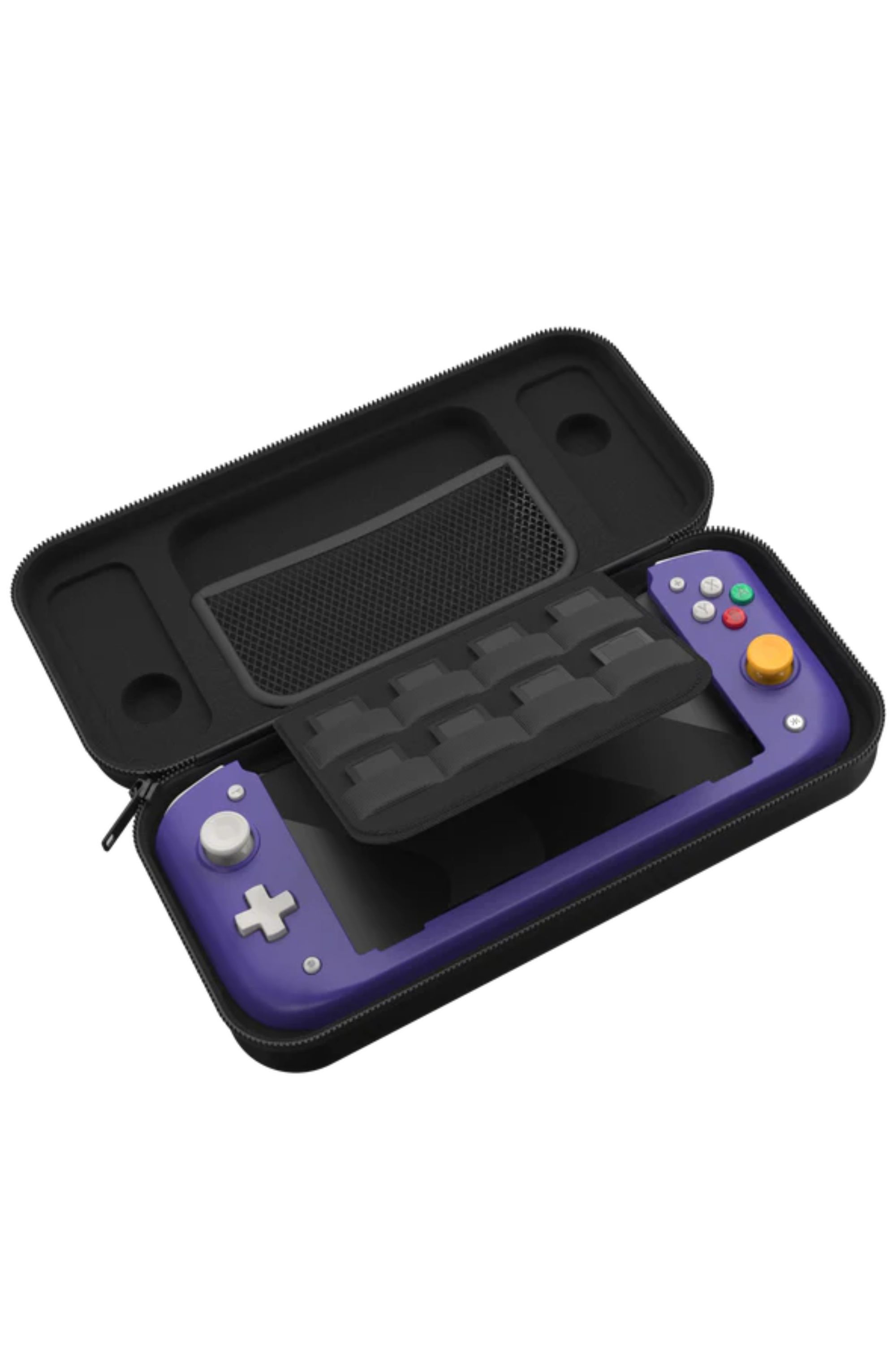 purple nitro deck in black carry case