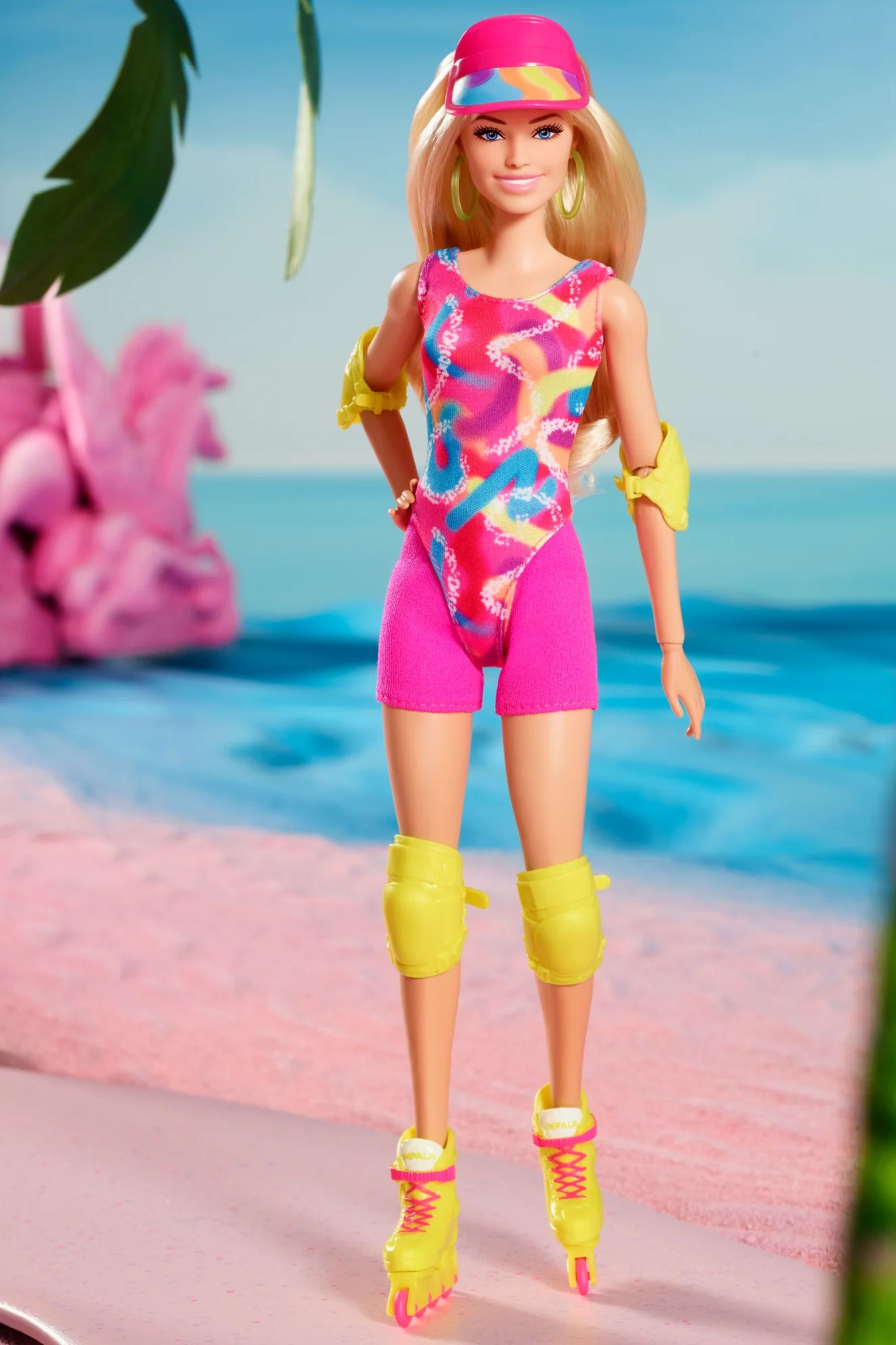 barbie doll In Inline Skating Outfit