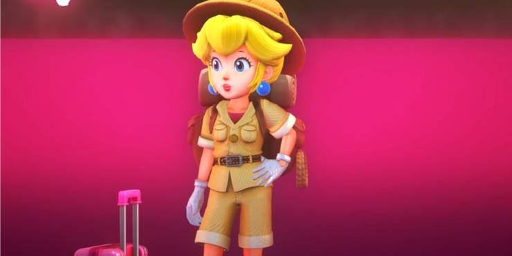 Explorer Peach in Mario Odyssey