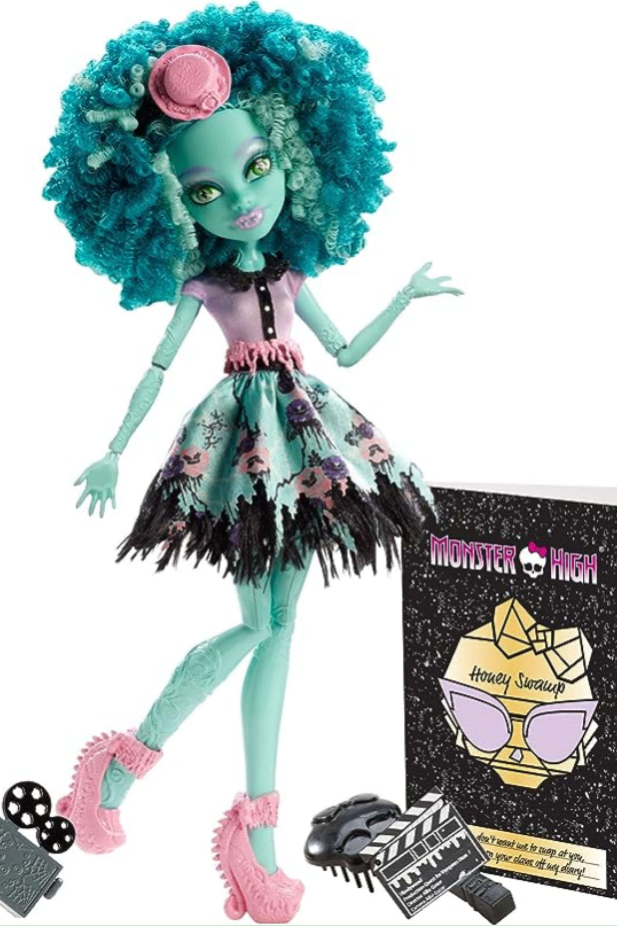 Monster High Frights, Camera, Action! Belle Honey Swamp Doll