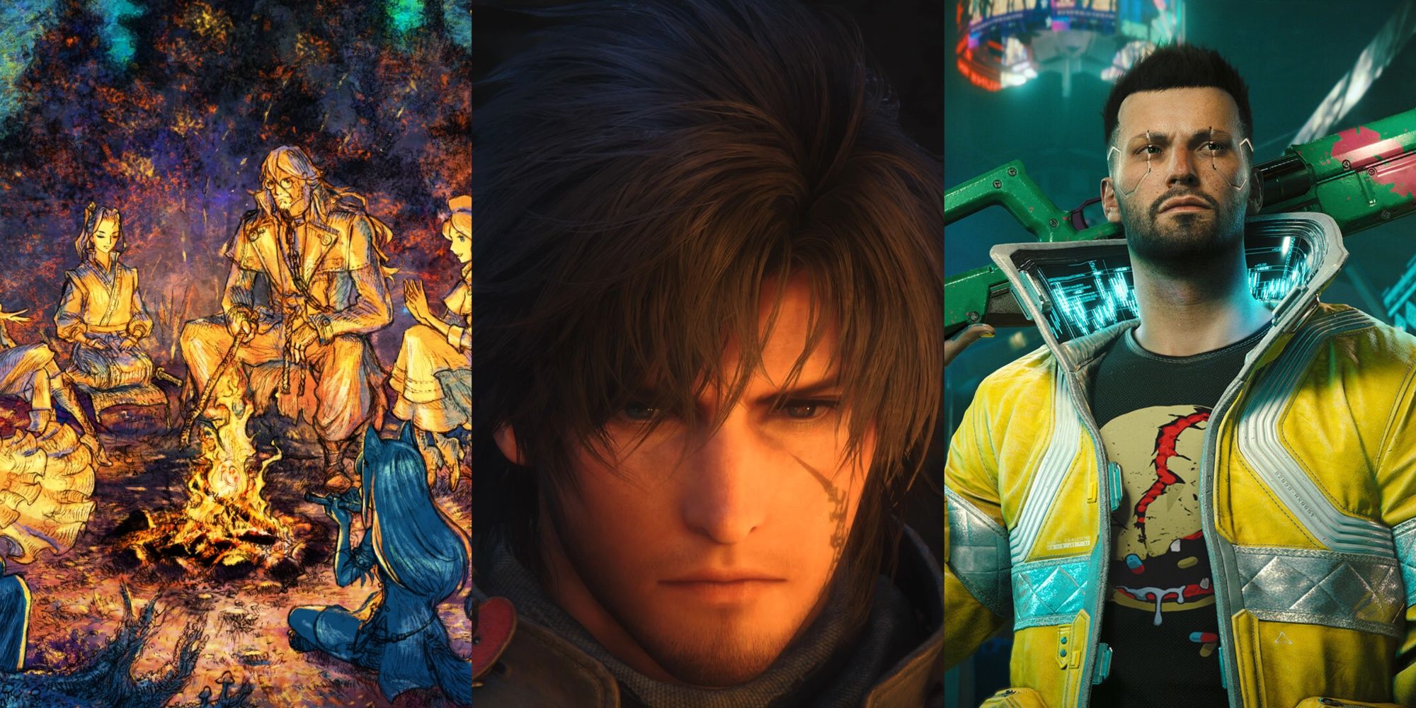 Octopath Traveler 2, Final Fantasy 16, Cyberpunk 2077