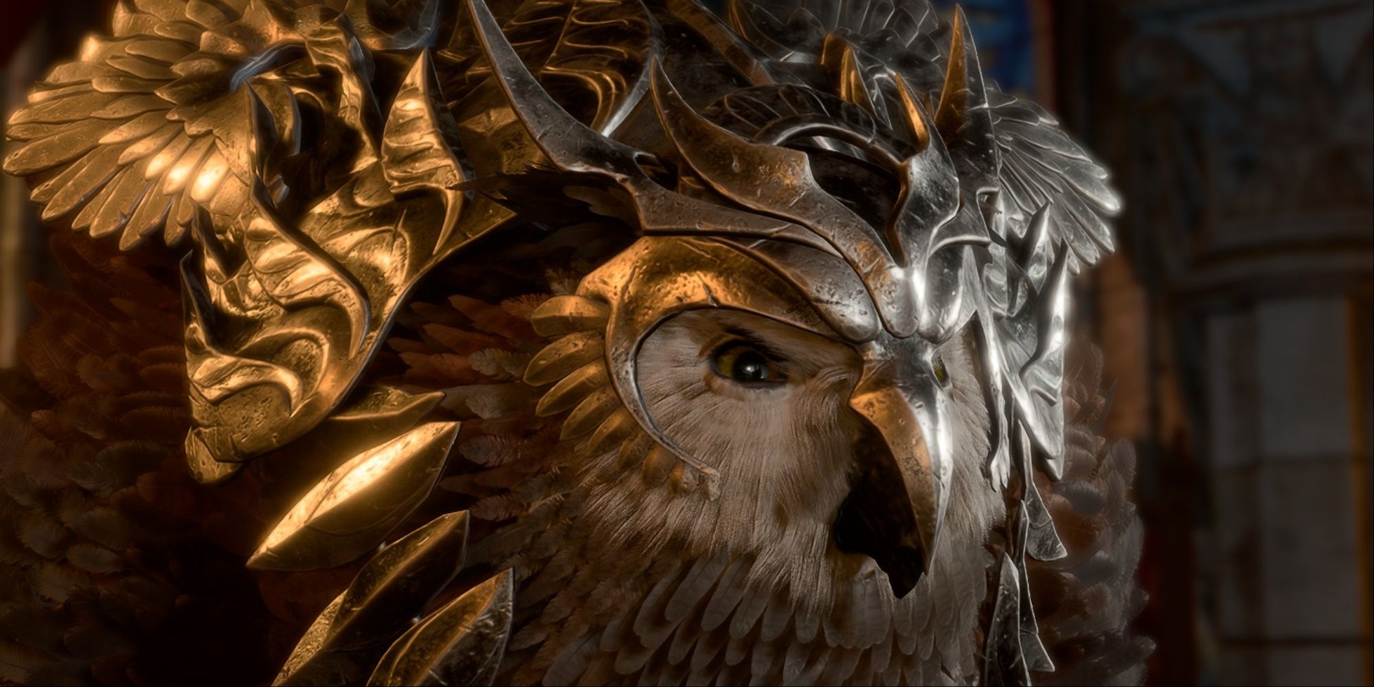 Grown Up Owlbear Cub Is Fully Armored And Ready For Battle In Baldur's Gate 3