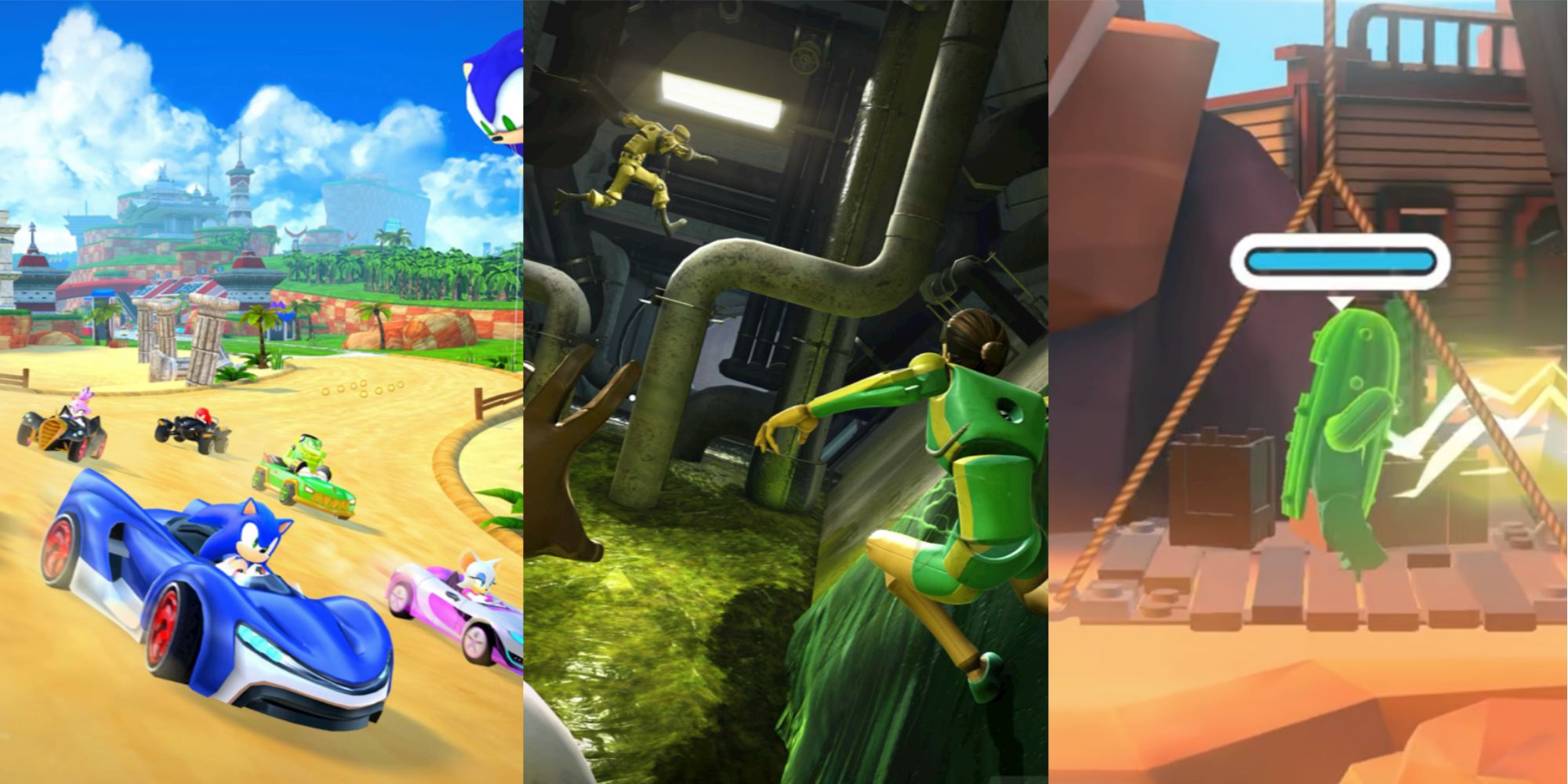 Collage of Best Apple Arcade Multiplayer games