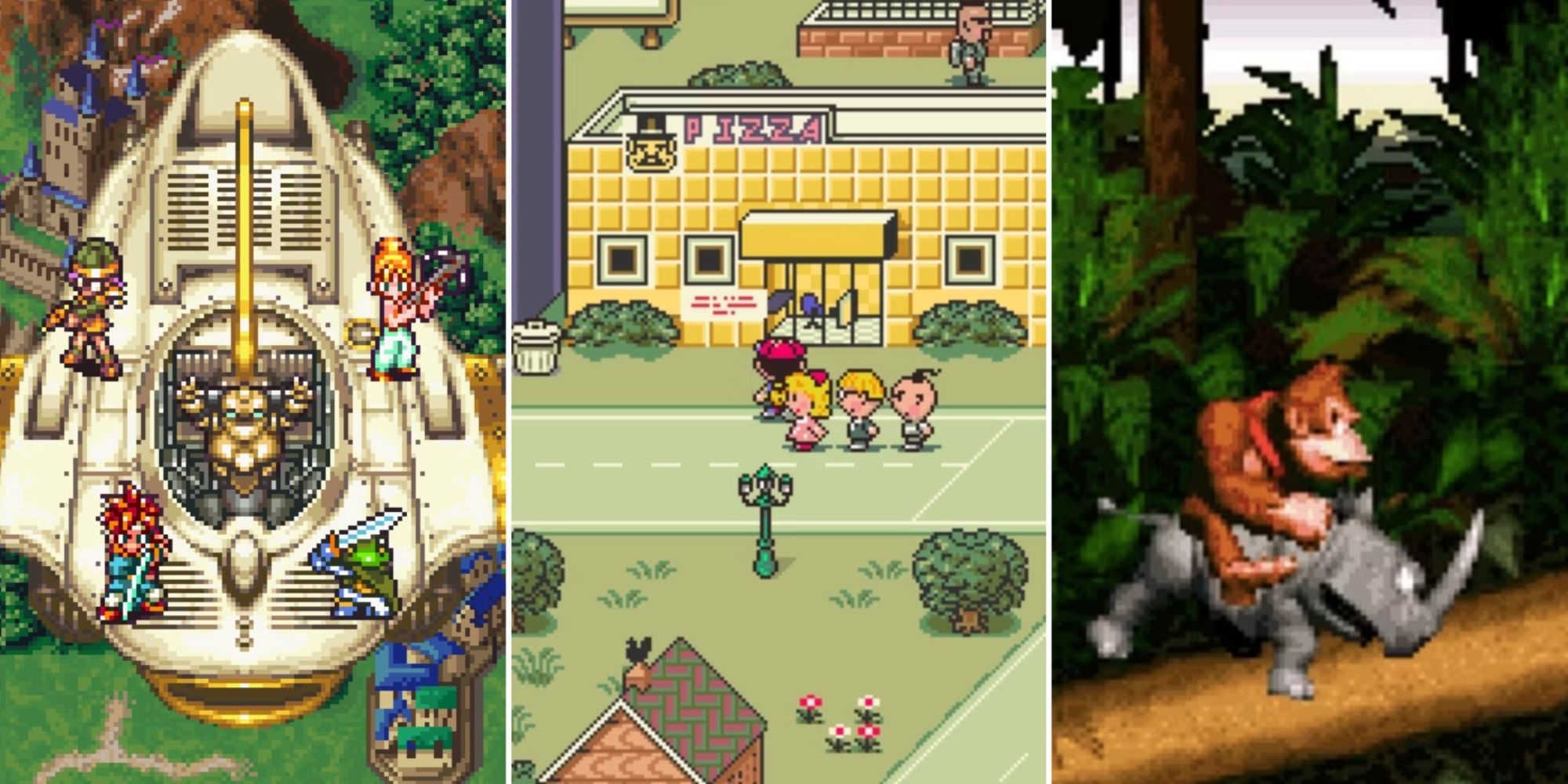 Screenshots From Chrono Trigger, DK Country, And Earthbound