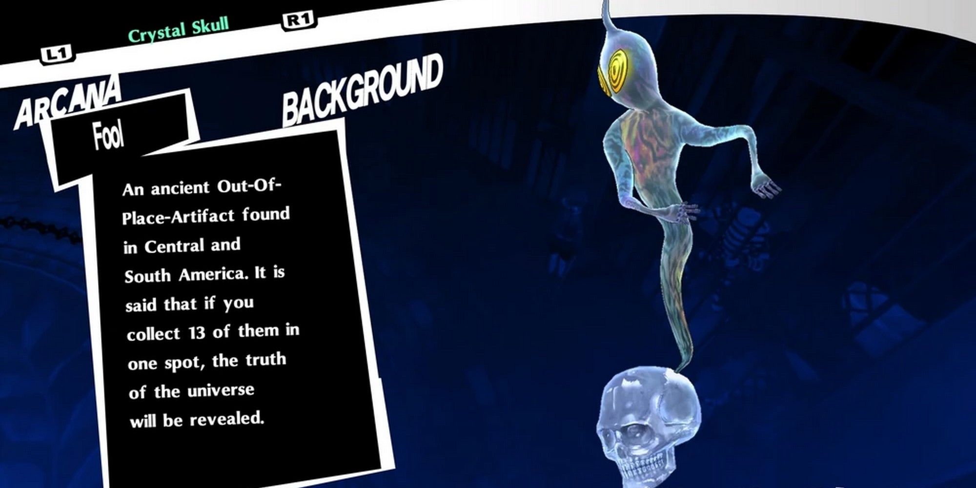 crystal skull summary persona 5 royal