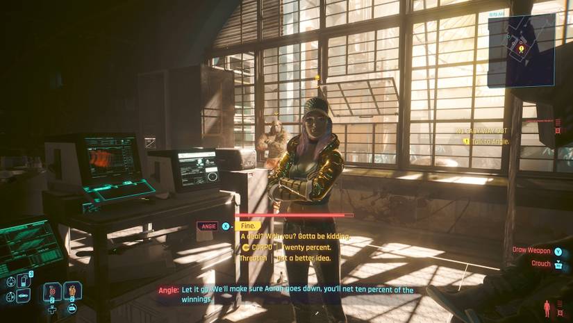 Should Aaron Take A Dive Or Not In Cyberpunk 2077: Phantom Liberty