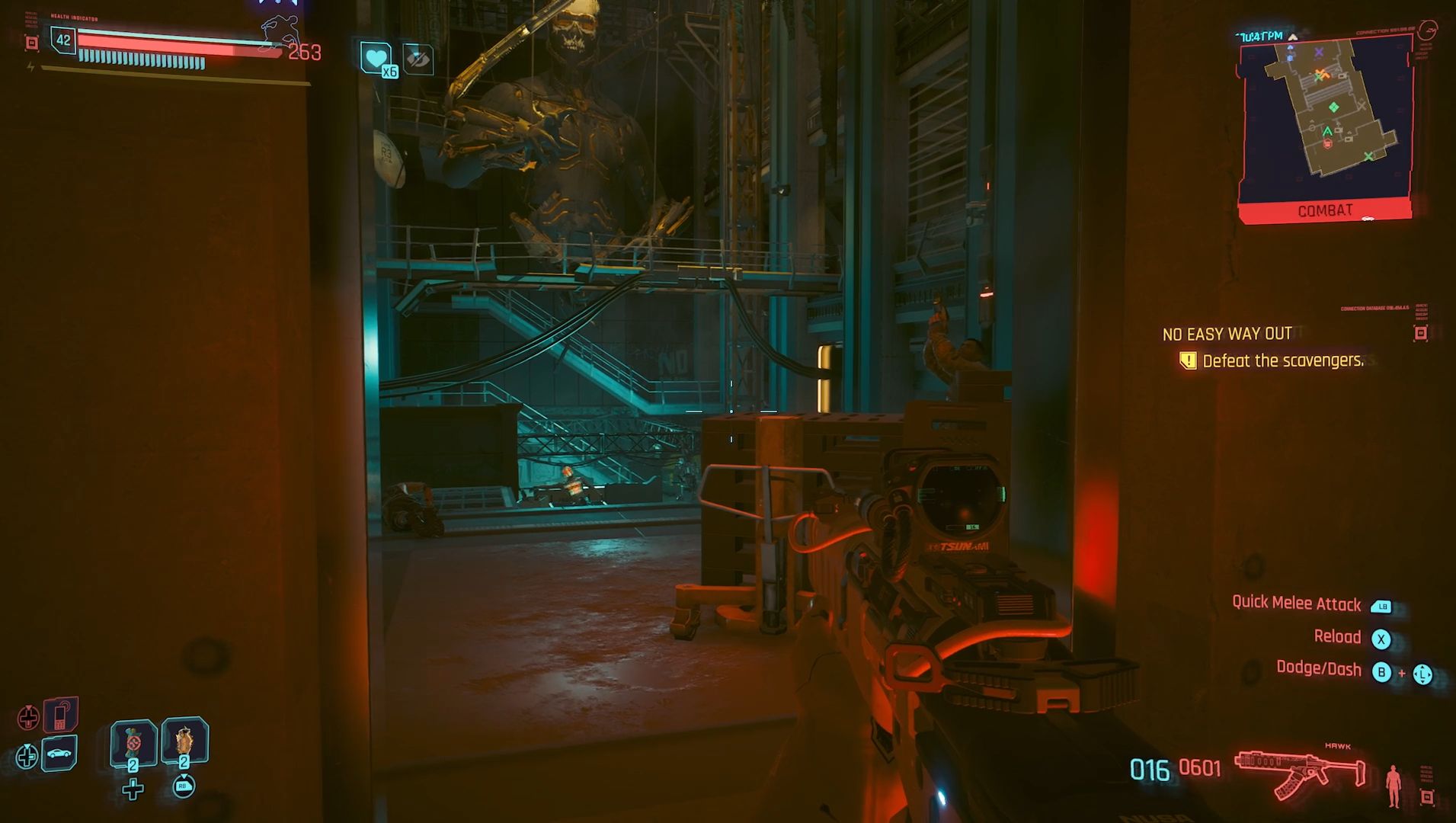 Cyberpunk 2077 Phantom Liberty Screenshot Of Statue and Stairs
