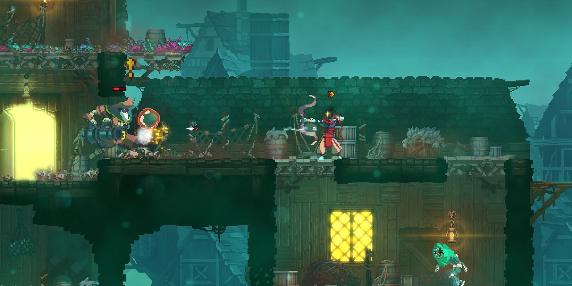 Dead Cells Plus: Fighting Ghouls In The Haunted Town Area