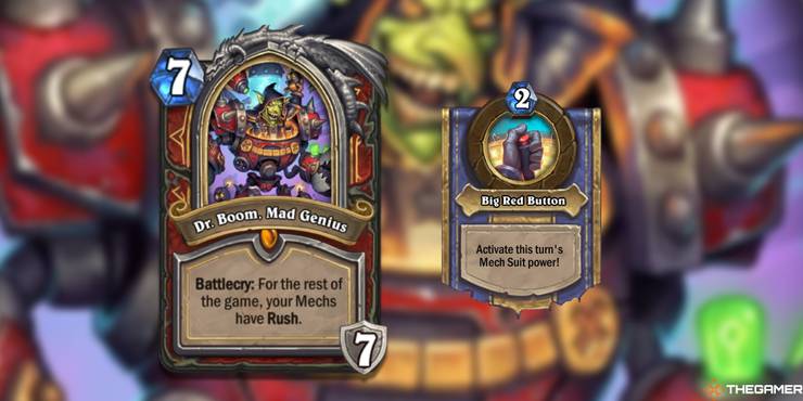 Dr. Boom, Mad Genius and Big Red Button Hearthstone