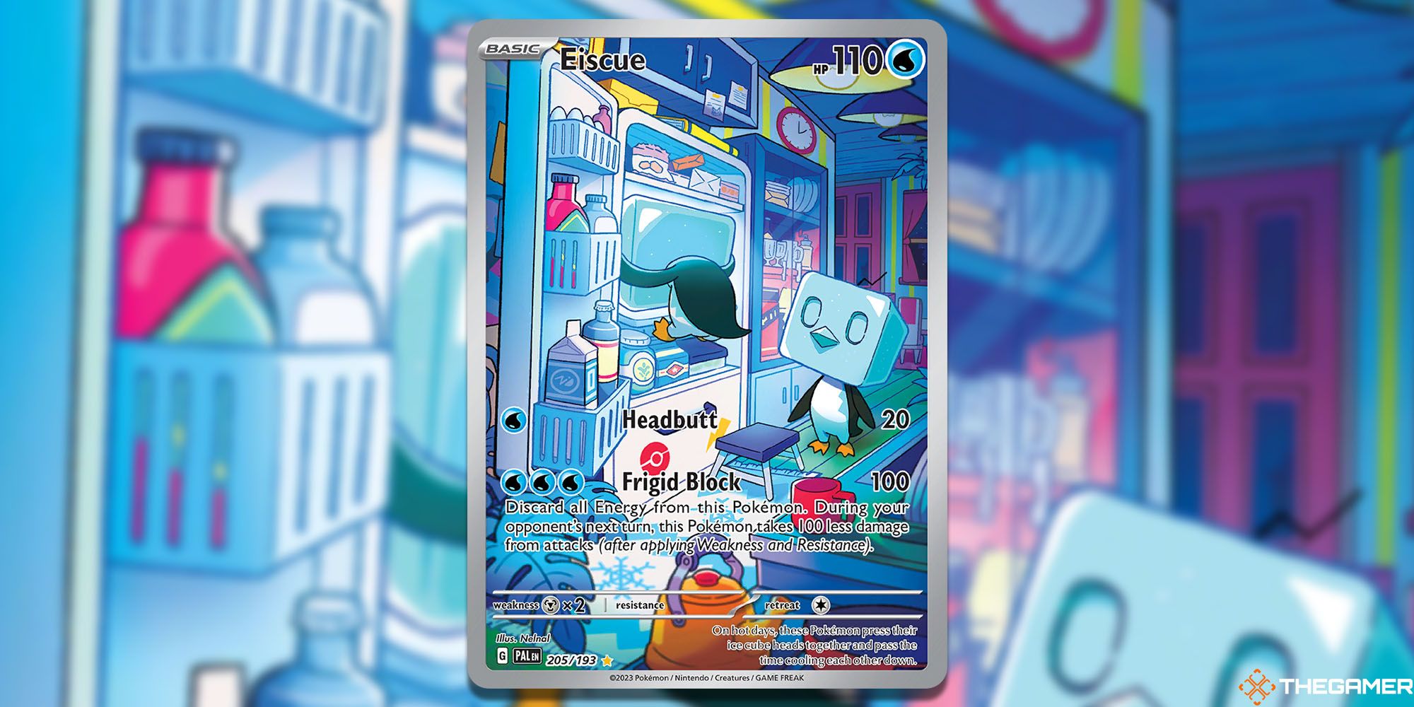 Eiscue · Paldea Evolved (PAL) #205 Pokemon TCG card