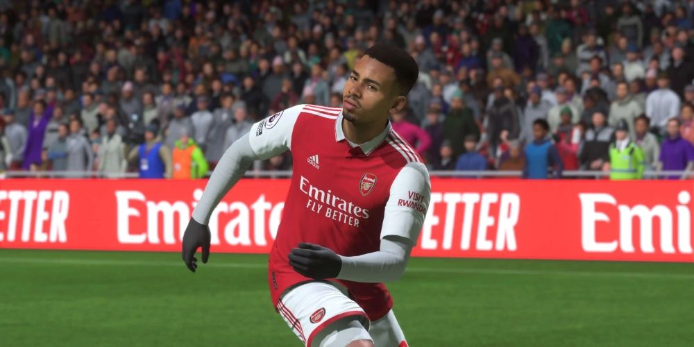 Gabriel Jesus In Action For Arsenal In FIFA 23
