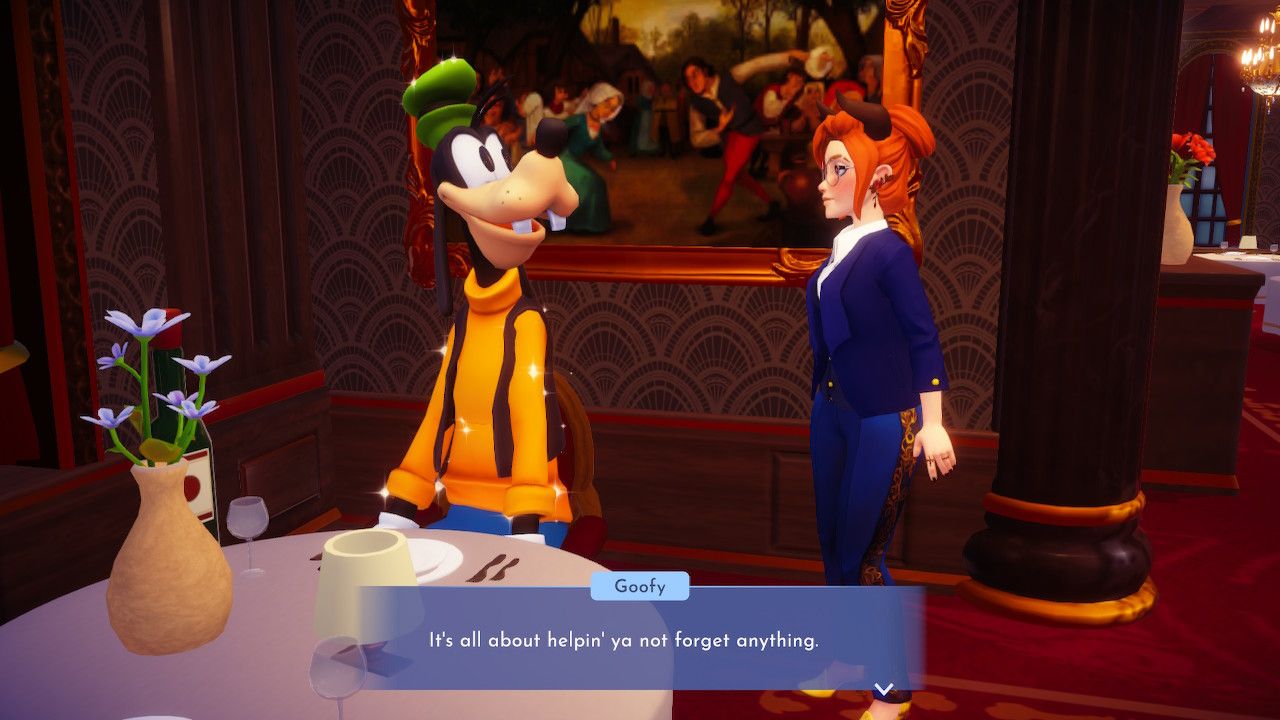 Goofy did not lose his book in Disney Dreamlight Valley