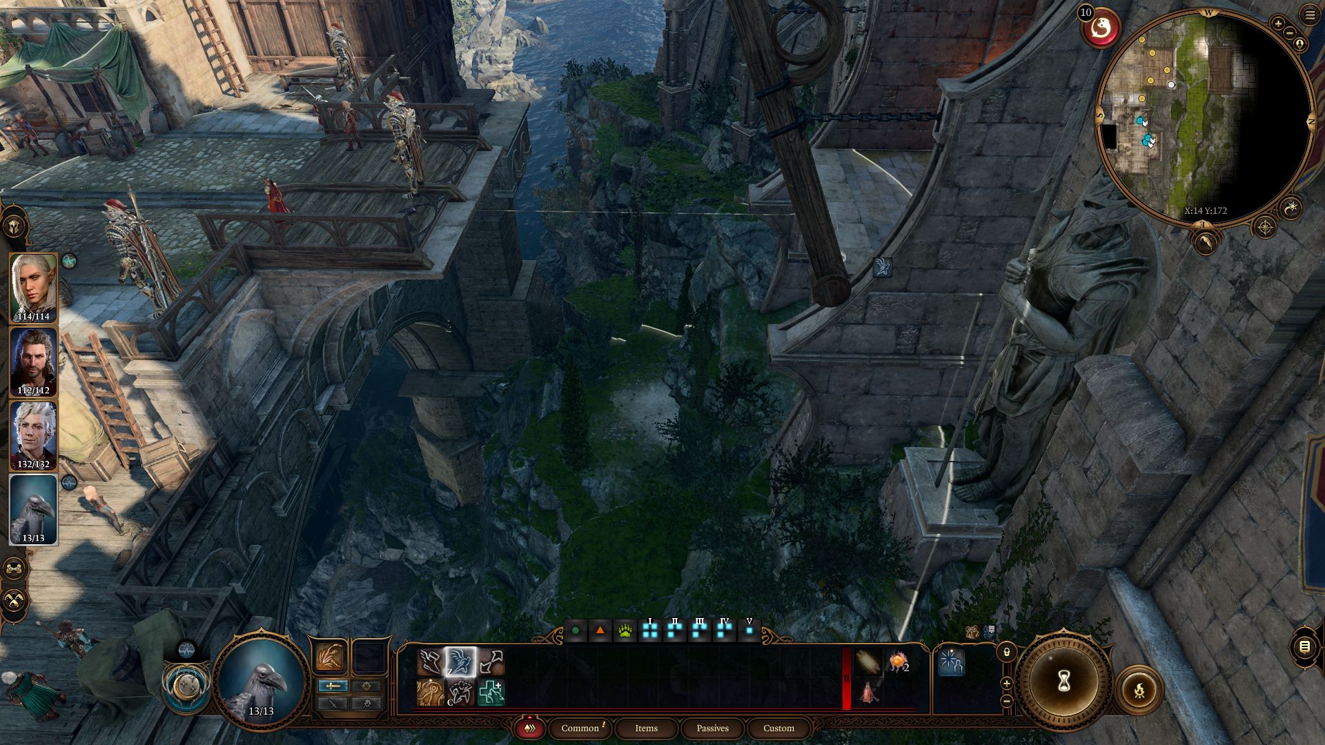 Halsin using wild shape to fly into Wyrm's Rock in Baldur's Gate 3