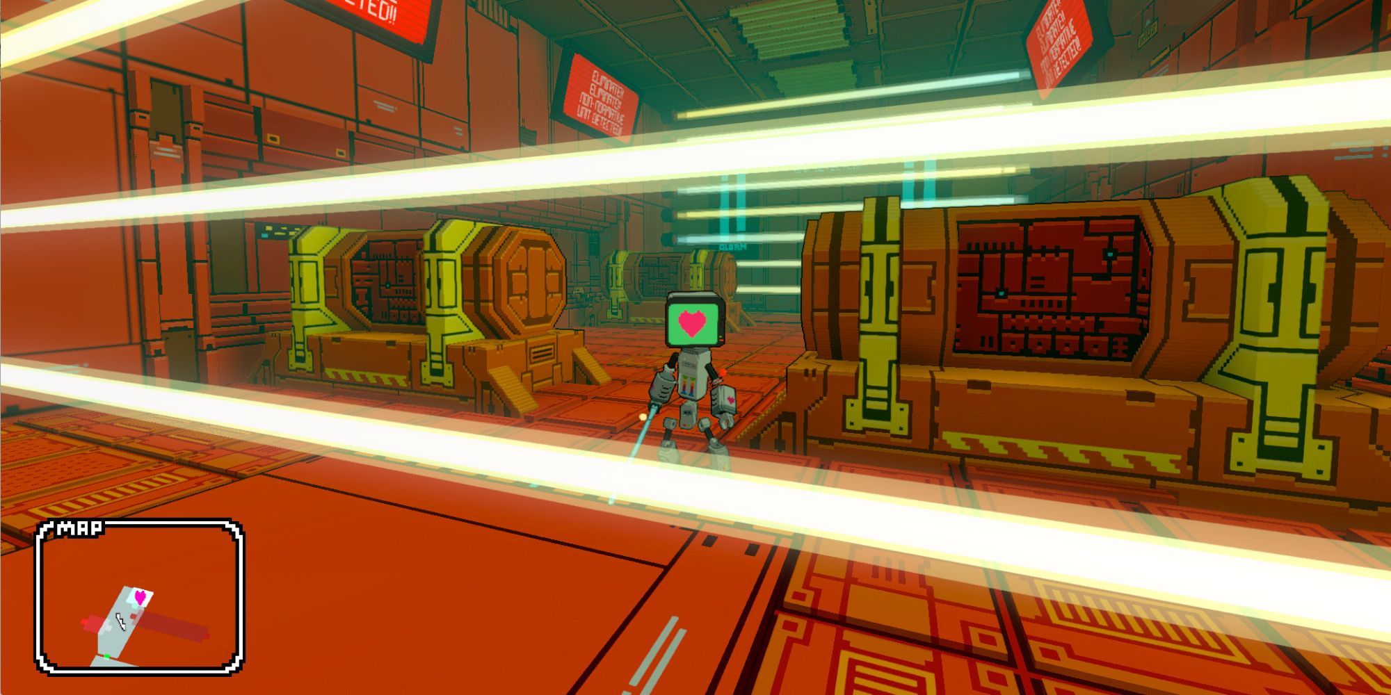 Robot in Heart and Slash Video Game