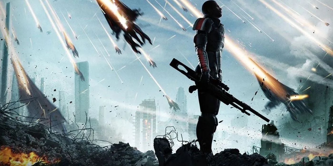 Image of Commander Shepard in Mass Effect 3