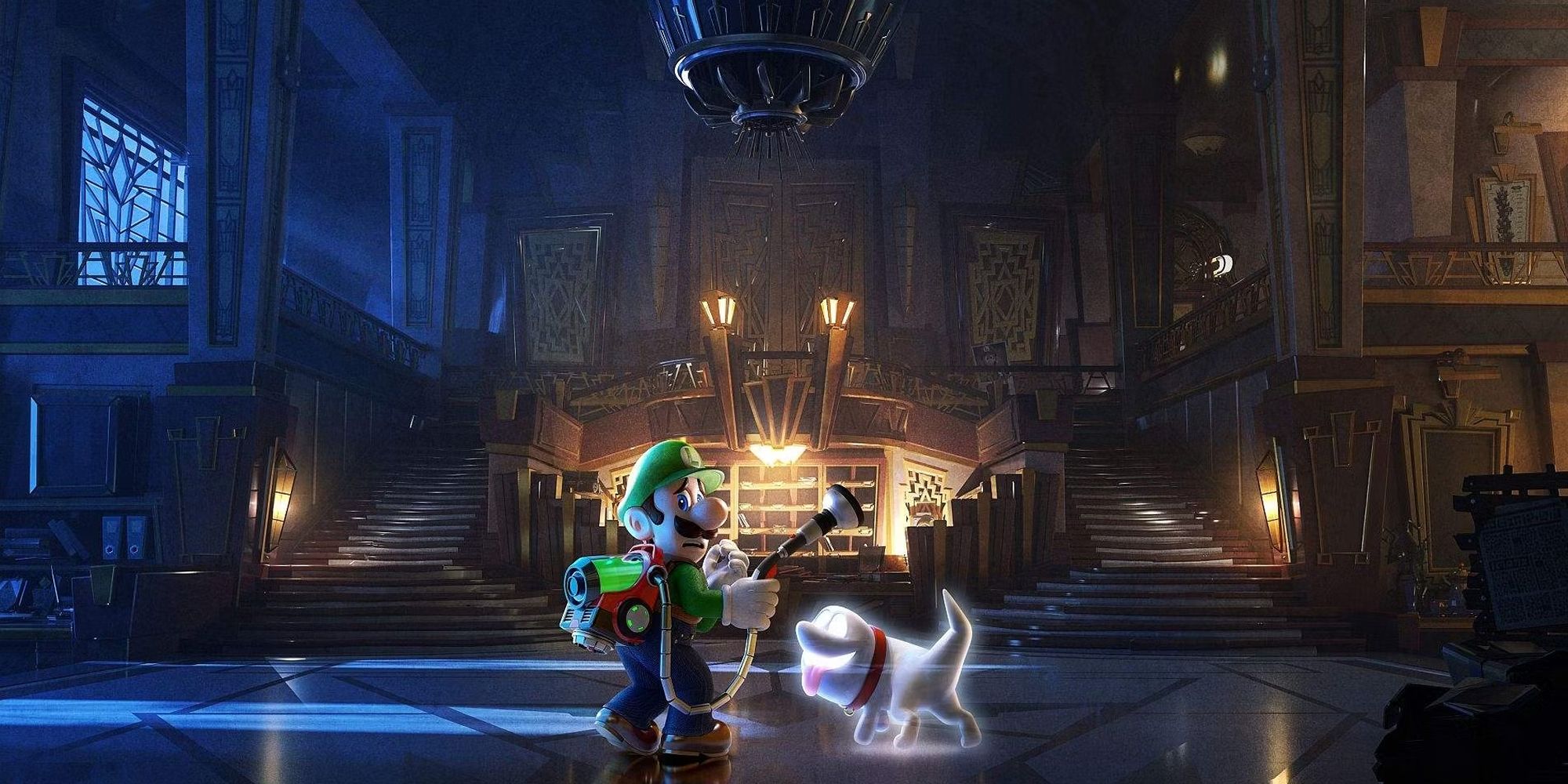 Luigi's Mansion 3 Luigi And The Ghost Dog Enter The Mansion