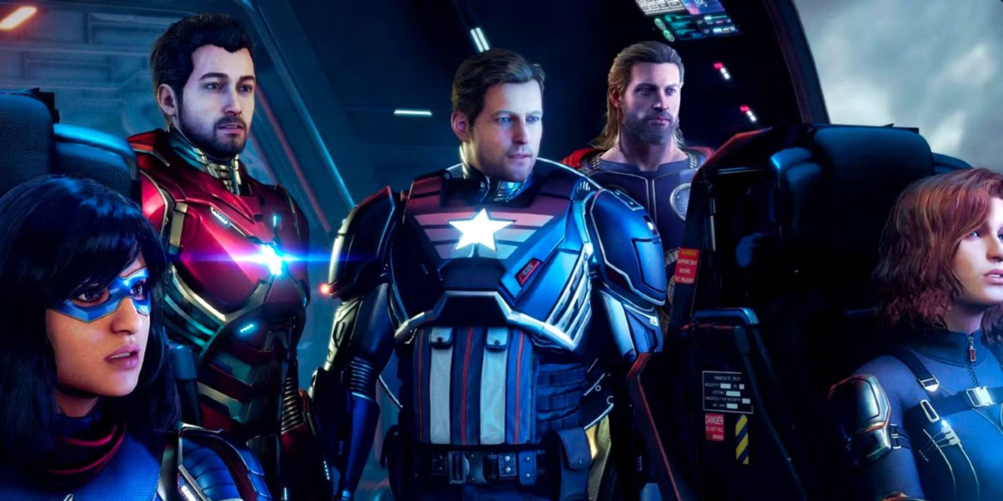 the main cast of the marvel's avengers game