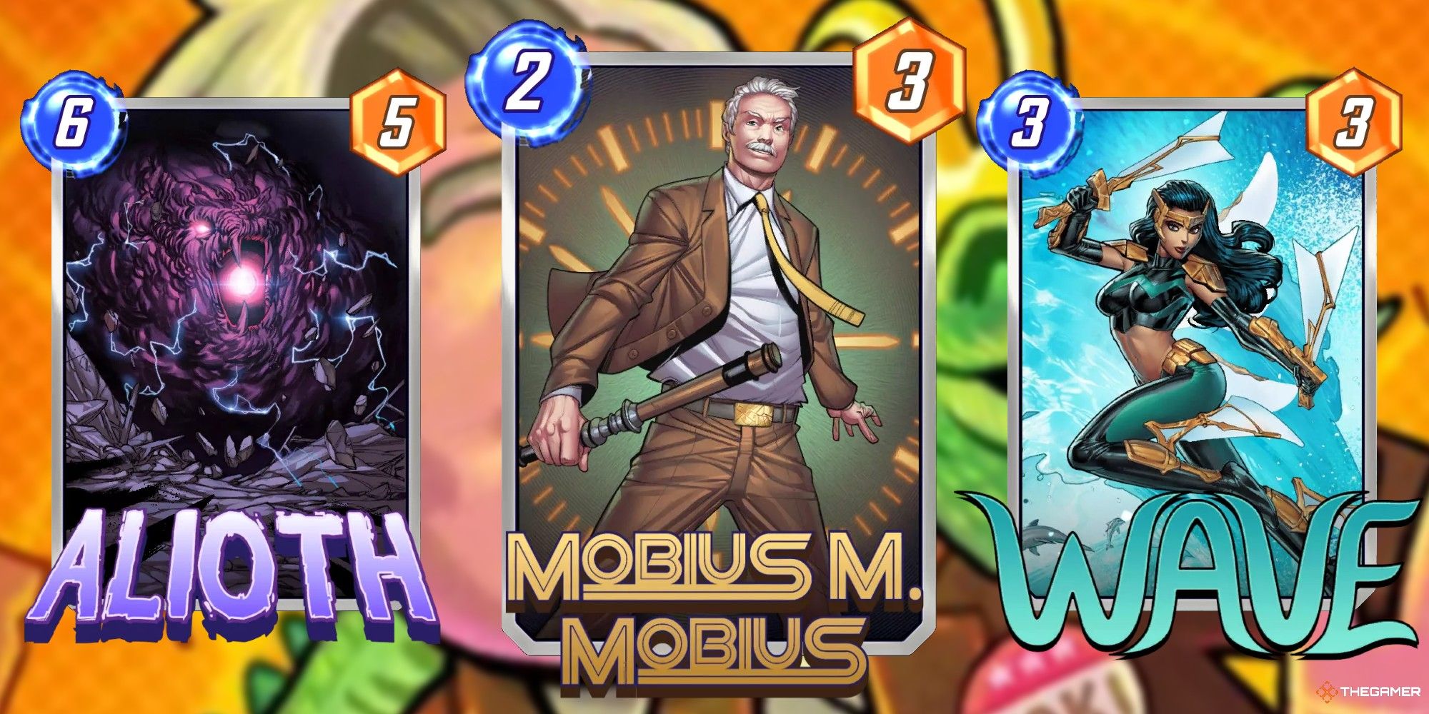 Marvel Snap Cards Alioth Mobius M. Mobius Wave