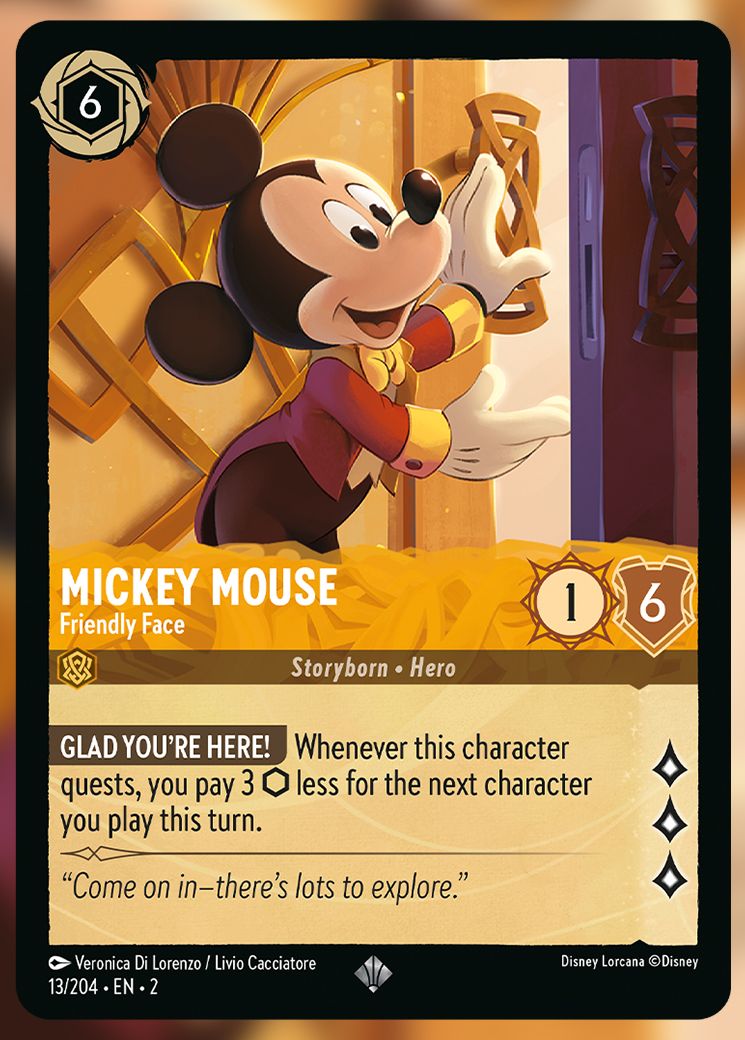 Mickey Mouse, Friendly Face