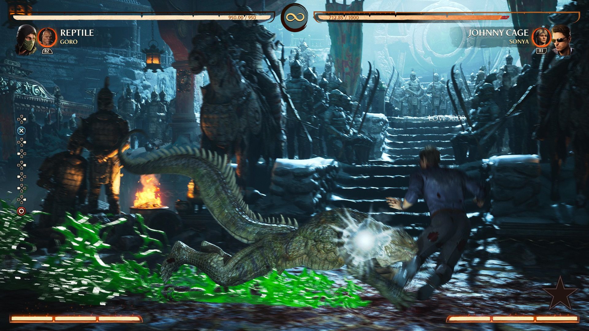 Mortal Kombat 1, Reptile, Death Roll attack