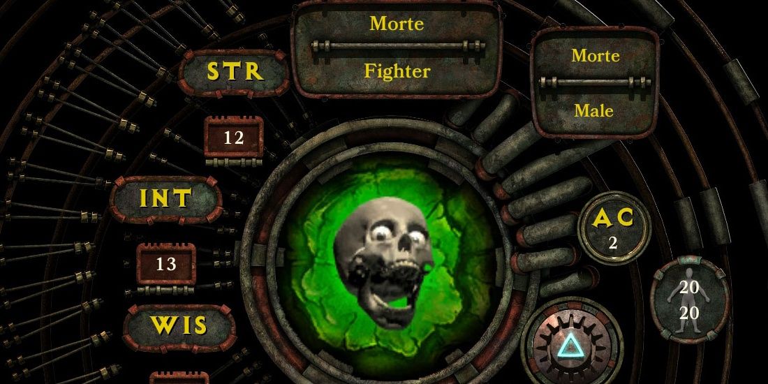 Morte Character Screen From Planescape: Torment