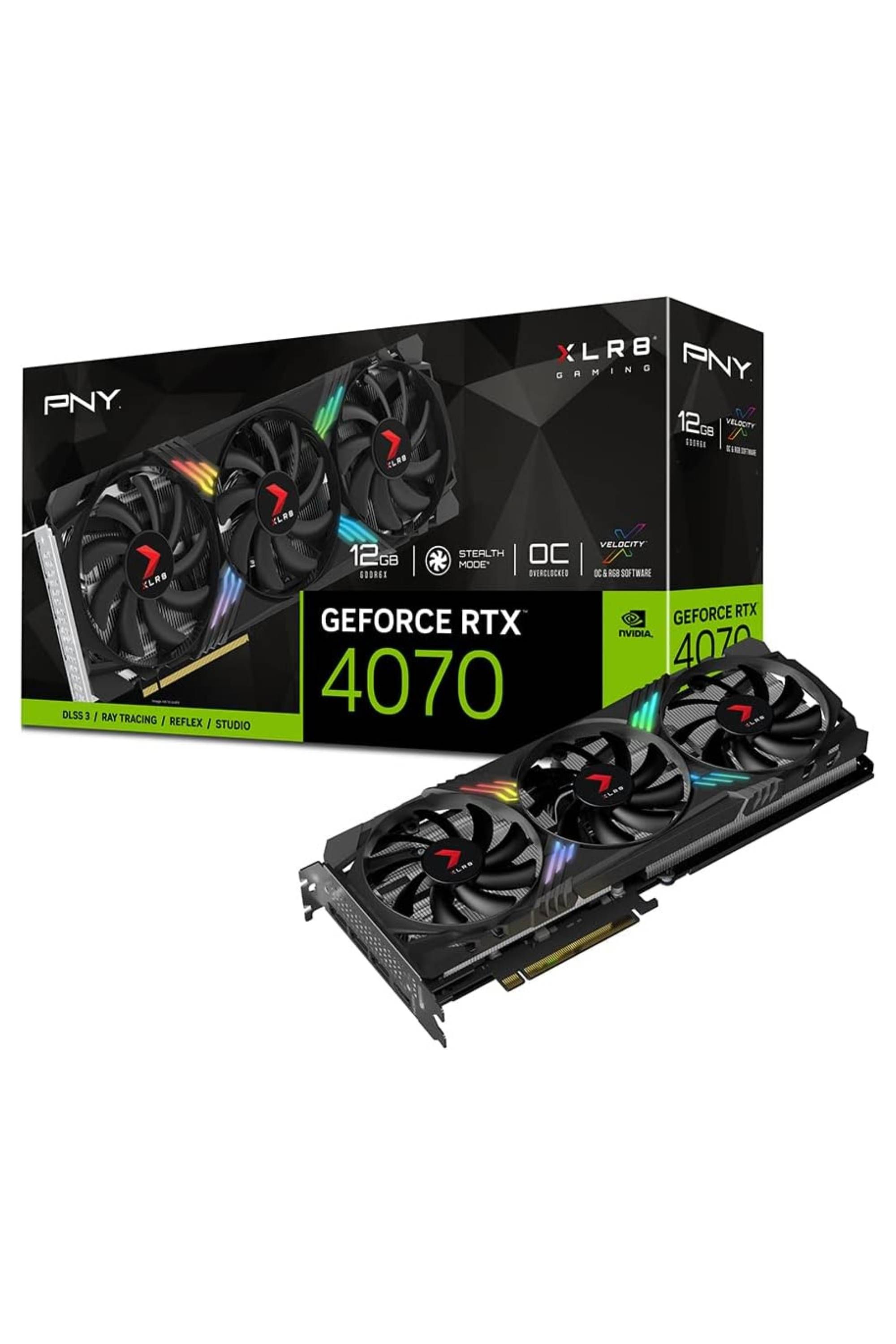 PNY GeForce RTX 4070 12GB XLR8 Gaming VERTO EPIC-X RGB