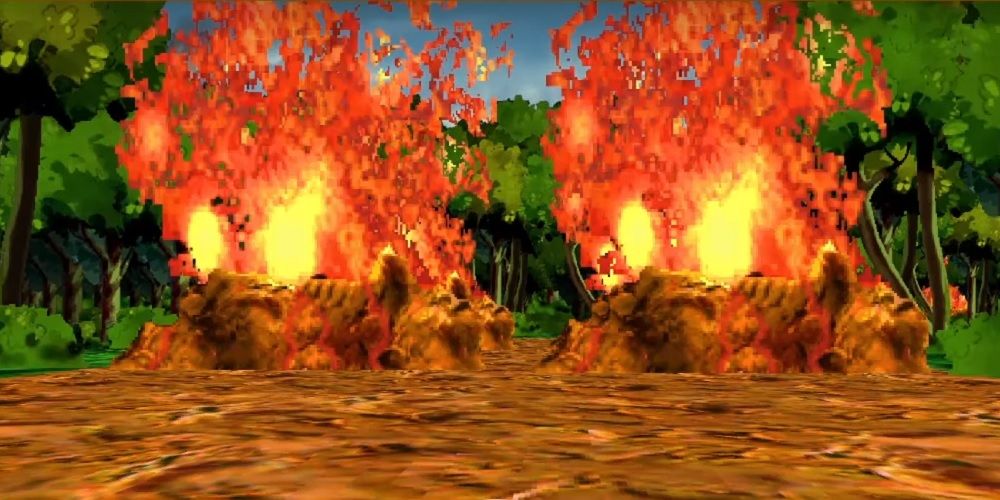 Pokemon Adventure 2000 fire
