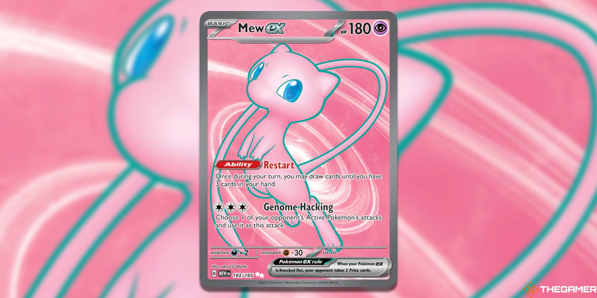 Pokemon TCG Mew Ex Ultra Rare Card