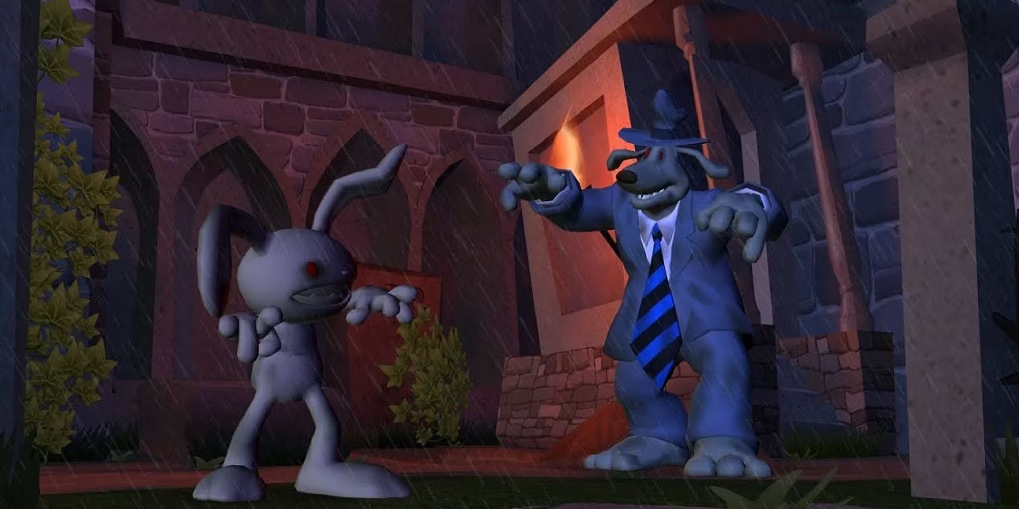 Sam And Max Appearing Possessed With Red Eyes