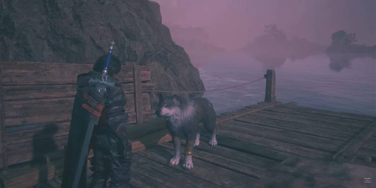 Torgal and Clive from Final Fantasy 16