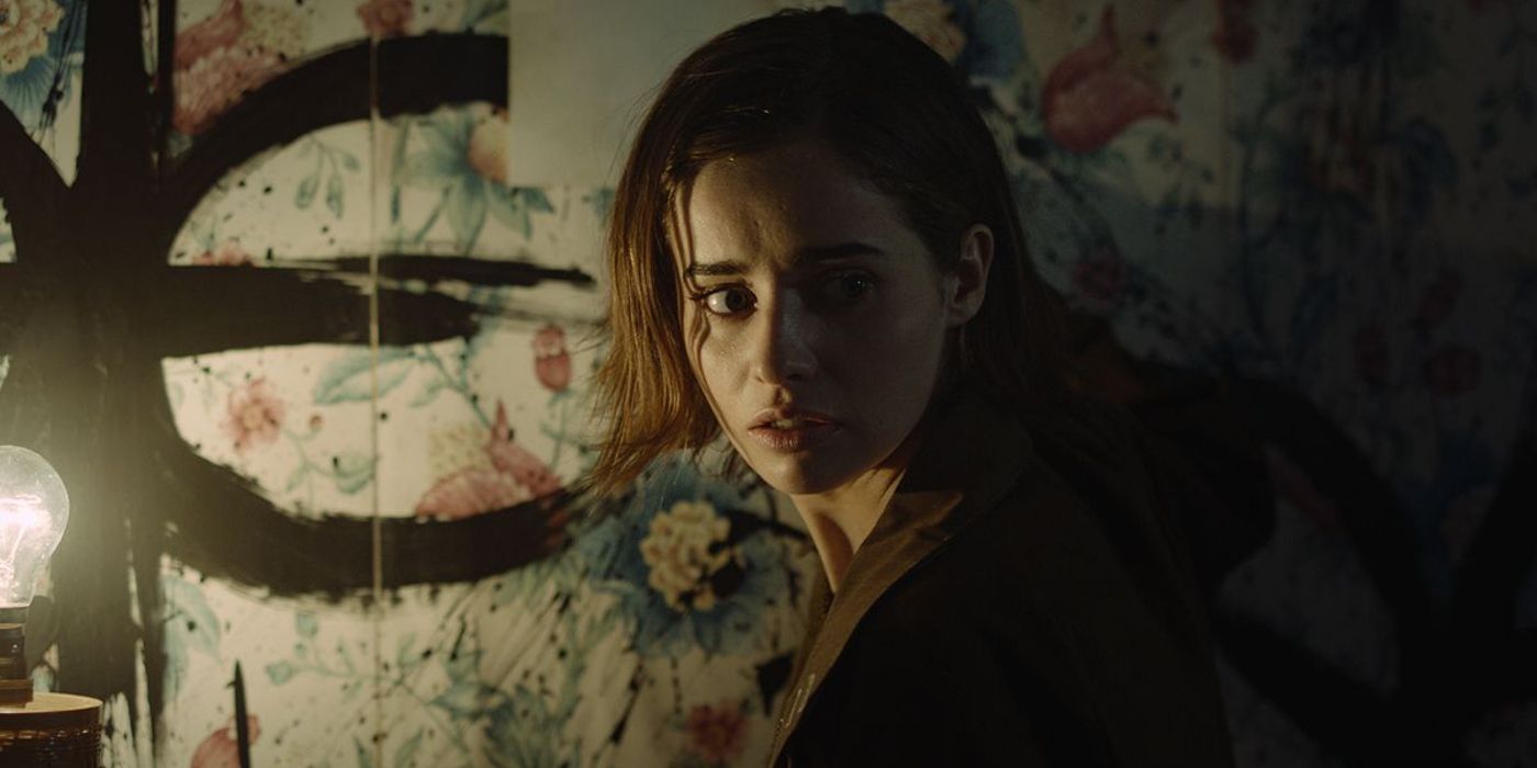 Erica Played by Holly Earl Looking Worried