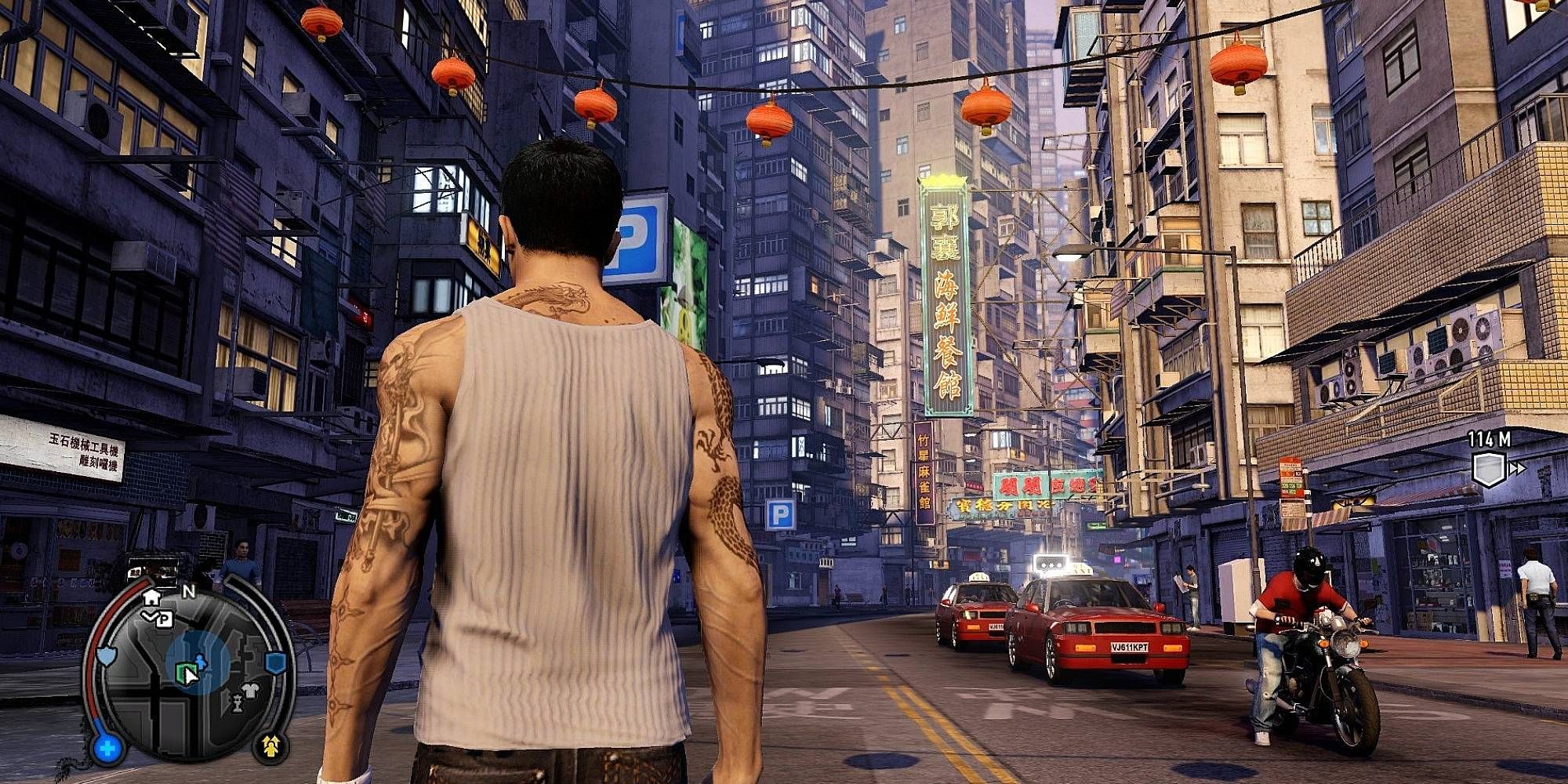 The city of Hong Kong from Sleeping Dogs