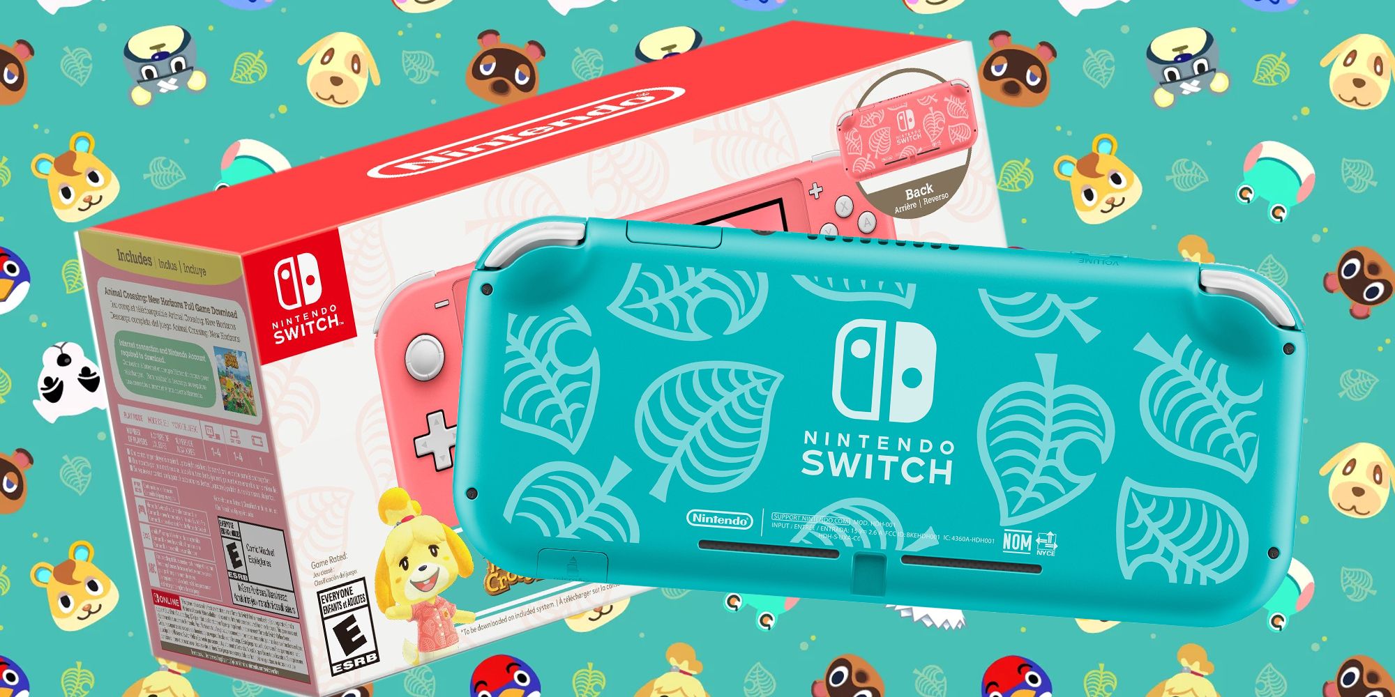 Nintendo's New Animal Crossing: New Horizons-Themed Switch Lites