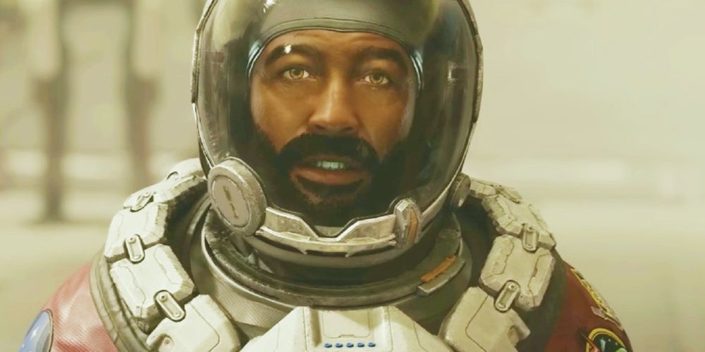 Starfield, Screenshot Of Barrett Facing The Camera In His Space Suit