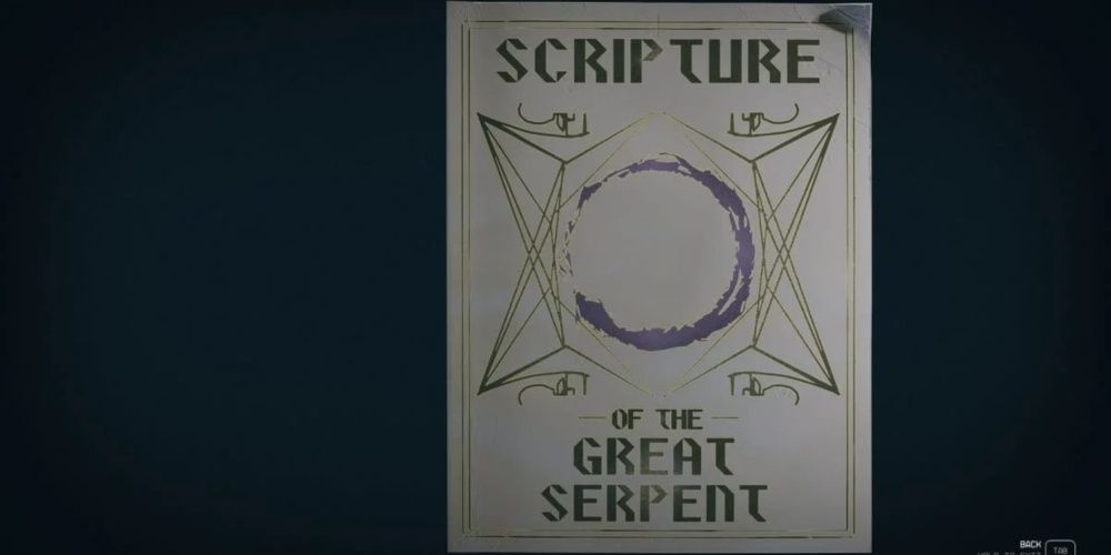 Starfield, Screenshot Of The Va'Ruun Scripture Of The Great Serpent